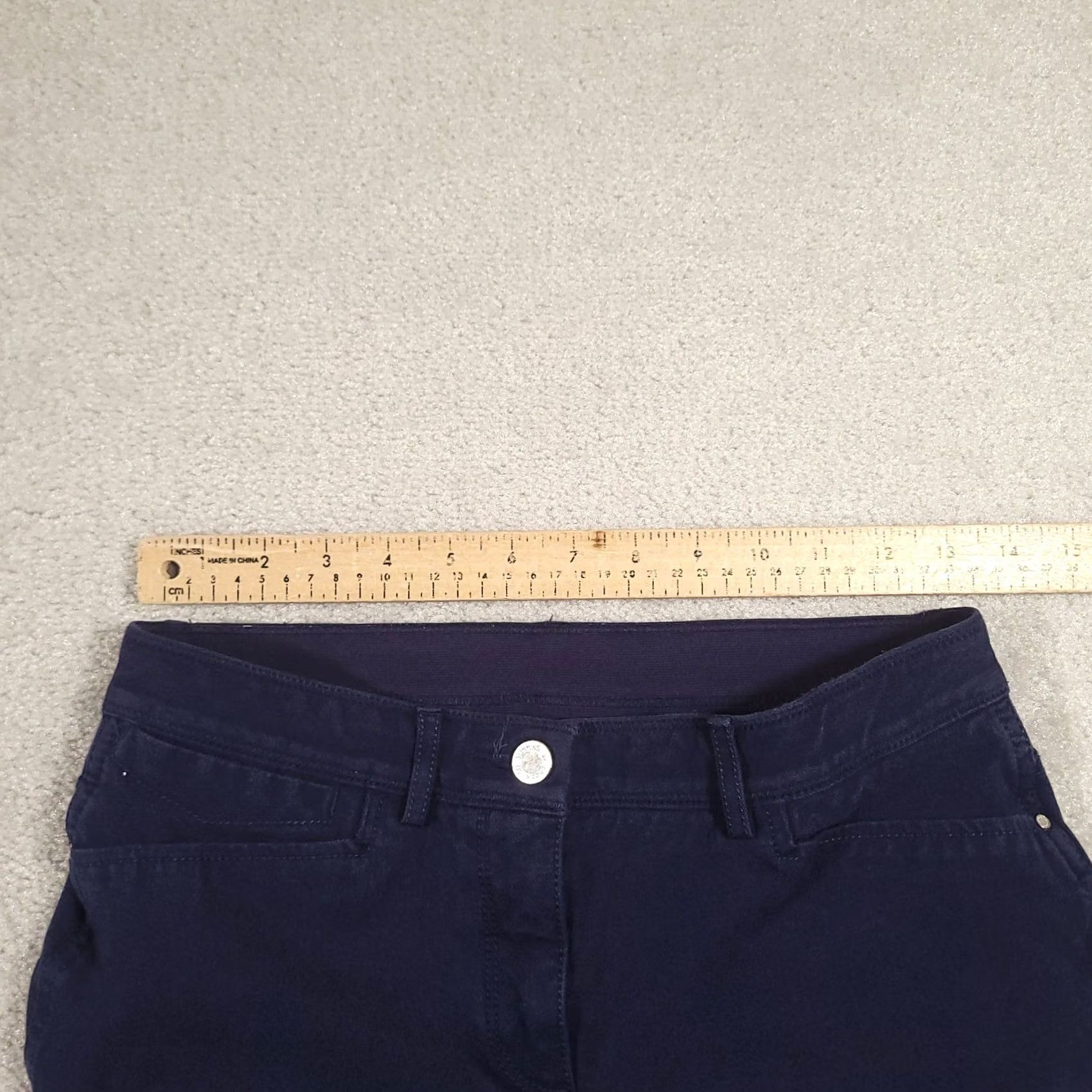 Vintage Chico's So Slimming Pants Jeans Womens 0 Blue Ankle Stretch Denim Size S Slimming Pockets Size 28" / US 6 / IT 42 - 2 Thumbnail