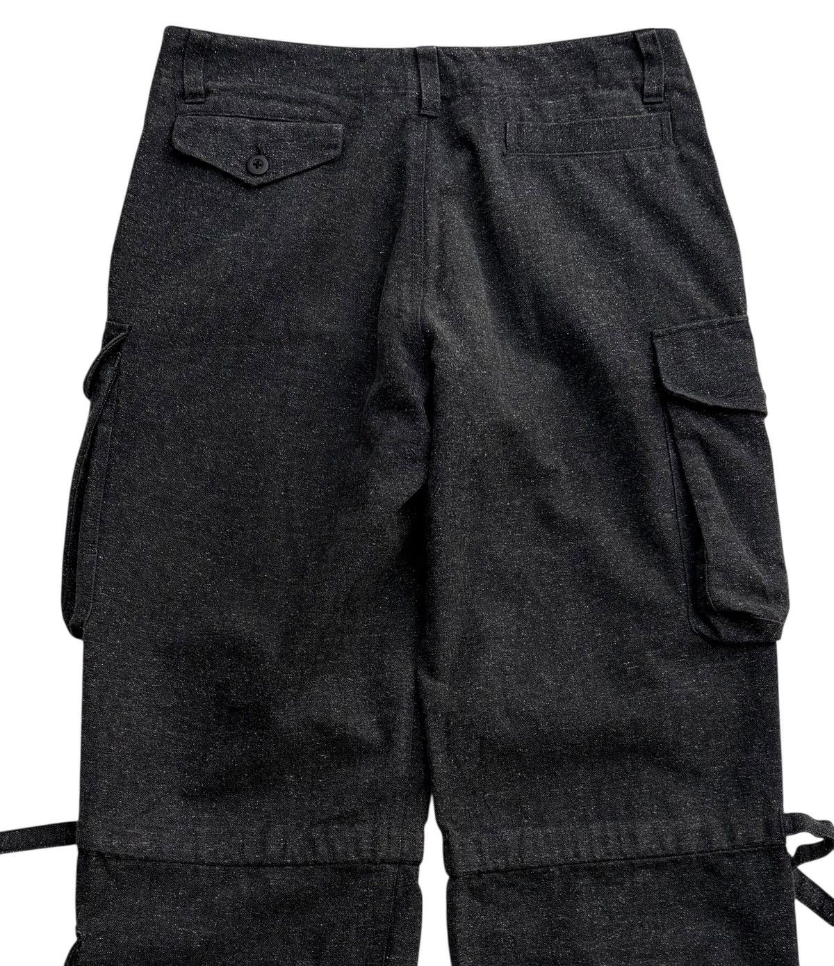 Japanese Brand 291295 Homme Japan Dark Grey Streetwear Cargo Pants Size US 33 - 8 Thumbnail
