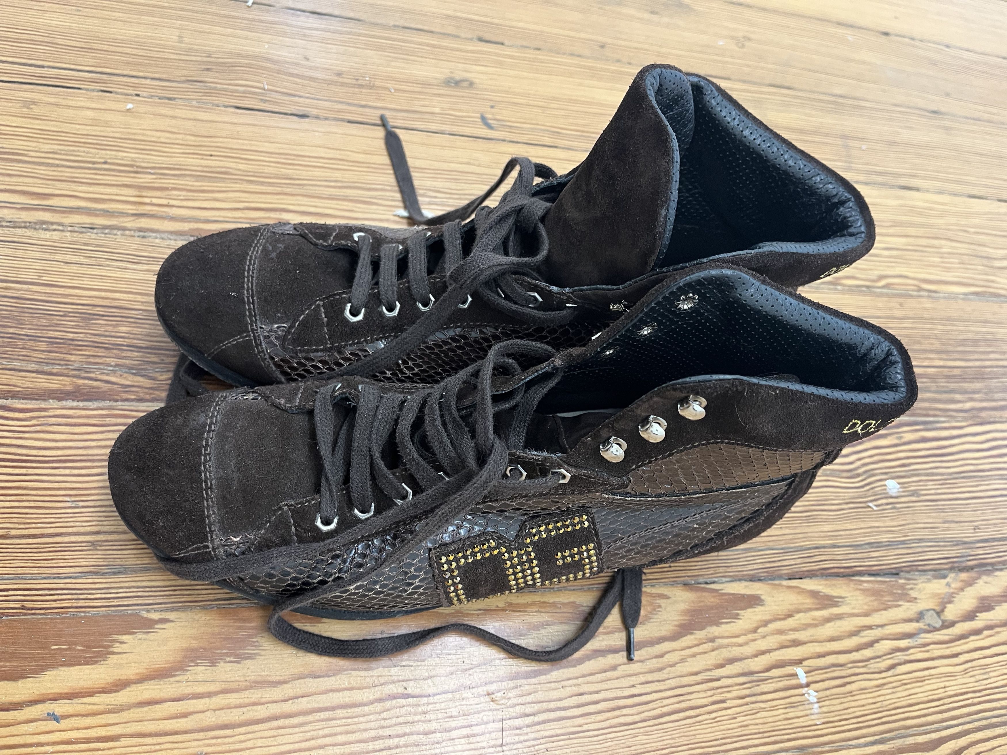 Dolce & Gabbana Dolce & Gabbana Patent leather trainers Size US 11 / IT 41 - 2 Thumbnail