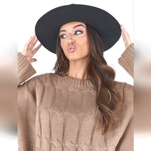 Other KITTENISH by Jessie James Decker Josie Wool Wide-Brim Hat Size ONE SIZE - 2 Thumbnail