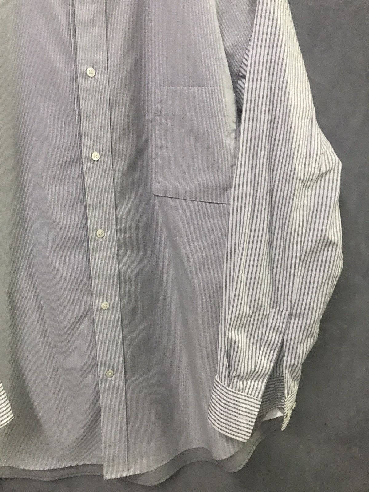 Jil Sander × Uniqlo JILL SANDER X UNIQLO - Mandarin Collar Two Tones Wide Shirts Size US L / EU 52-54 / 3 - 6 Thumbnail