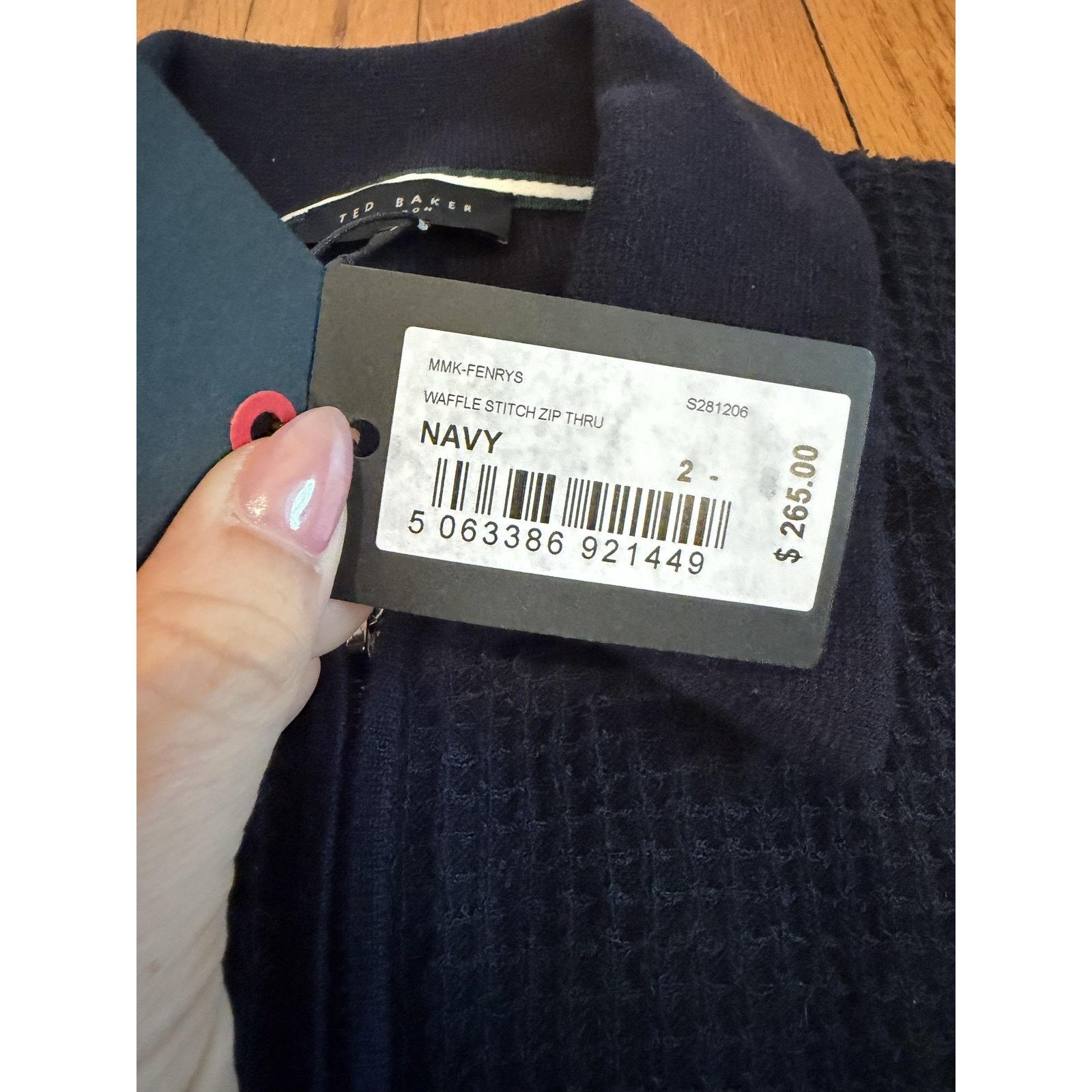 Ted Baker Ted Baker Mens Full Zip Collared Fenrys Sweater Small Size US S / EU 44-46 / 1 - 7 Thumbnail
