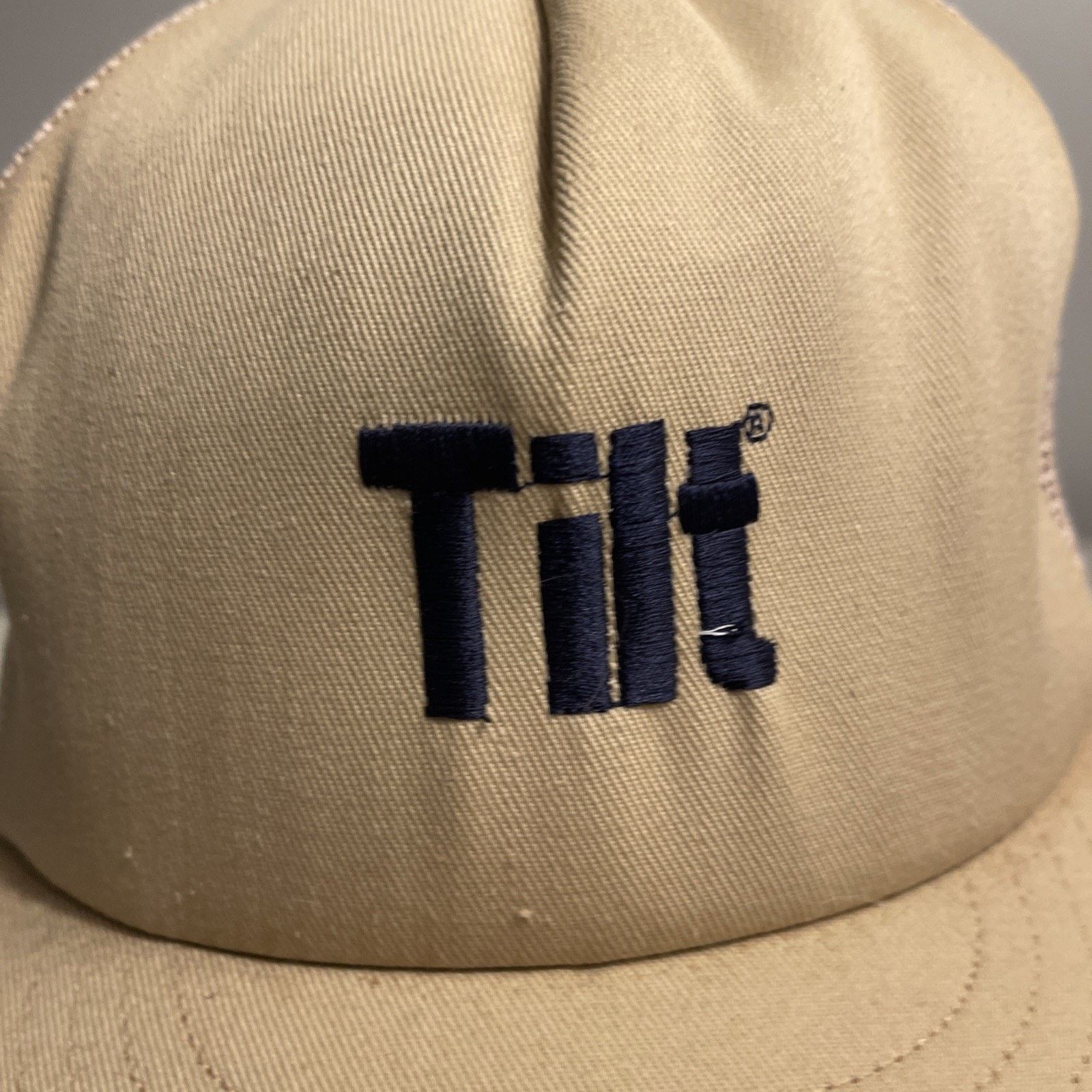 Vintage Vintage Tilt Mesh Trucker Hat (Made In U.S.A.) EUC Rare Size ONE SIZE - 3 Thumbnail