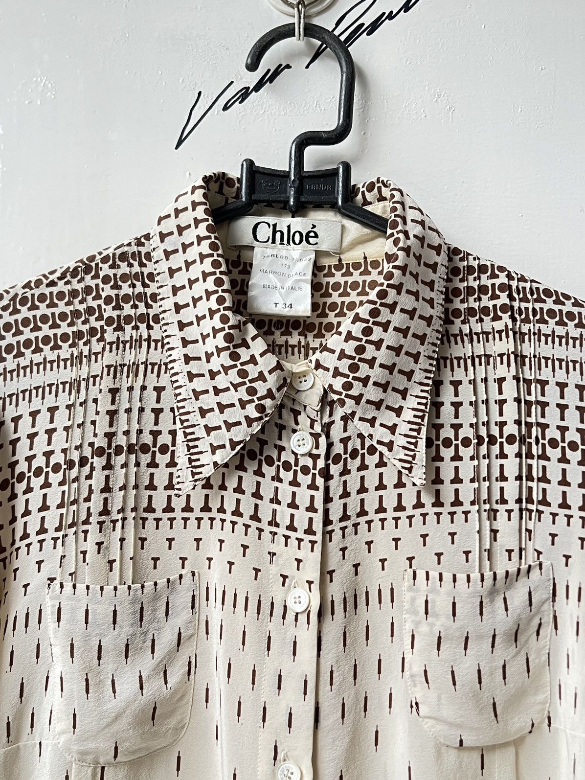 Chloe Chloe Motive Shirt Size XS / US 0-2 / IT 36-38 - 12 Thumbnail