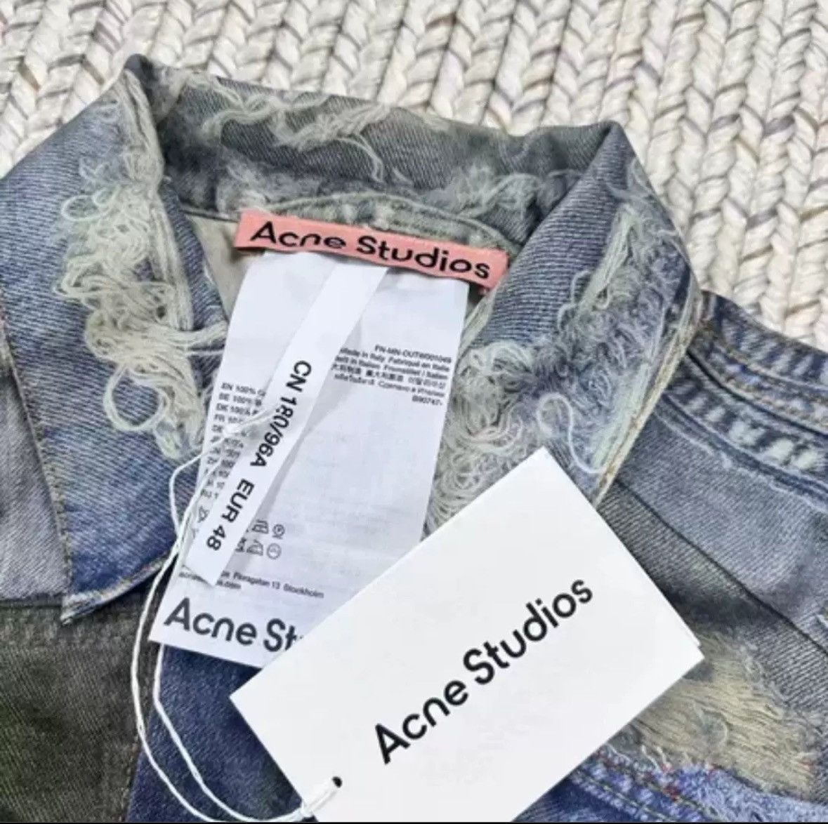 Acne Studios Acne studios Digital printed denim jacket 2412-Nextarrow Size US M / EU 48-50 / 2 - 3 Thumbnail