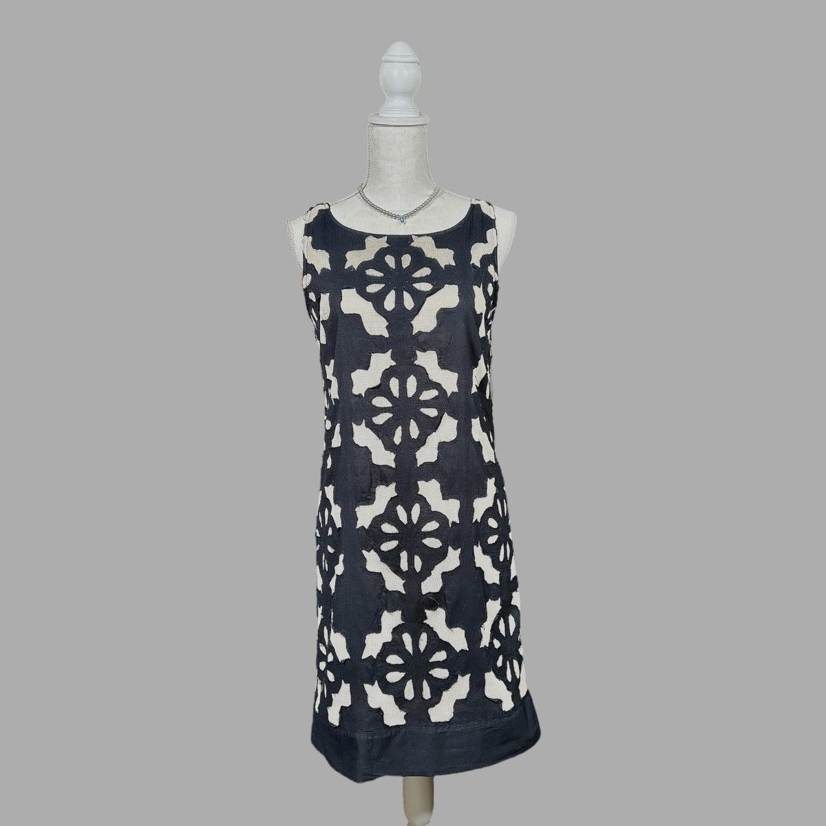 Other KAS New York Women’s Applique Design Sleeveless Dress sz S Size S / US 4 / IT 40 - 2 Thumbnail