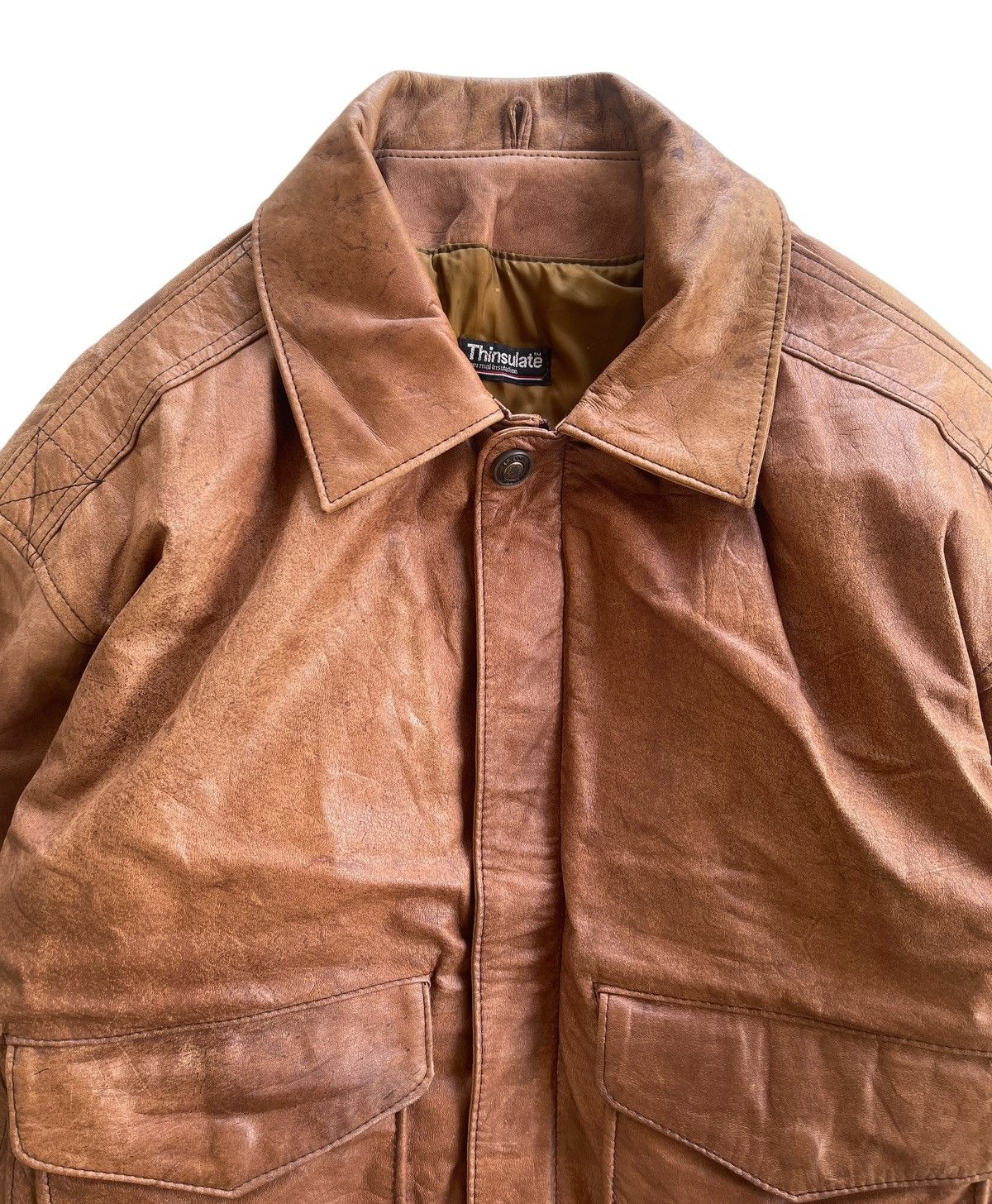 Vintage Vintage Wilsons Leather Type A-2 Jacket Size US S / EU 44-46 / 1 - 3 Thumbnail