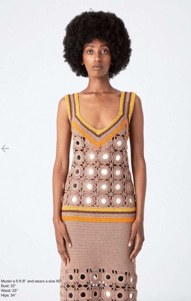 Wales Bonner $750 Wales Bonner Marimba Crochet Top Size S / US 4 / IT 40 - 1 Thumbnail