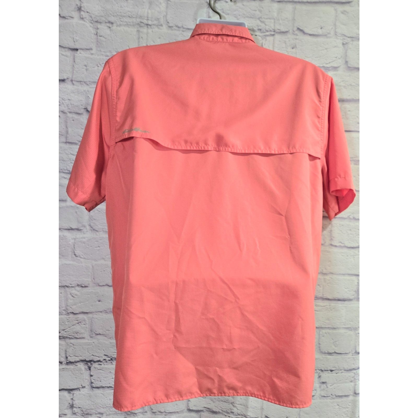 Eddie Bauer Eddie Bauer Orange Button Up Men's Shirt Large Short Sleeves Size US L / EU 52-54 / 3 - 2 Thumbnail