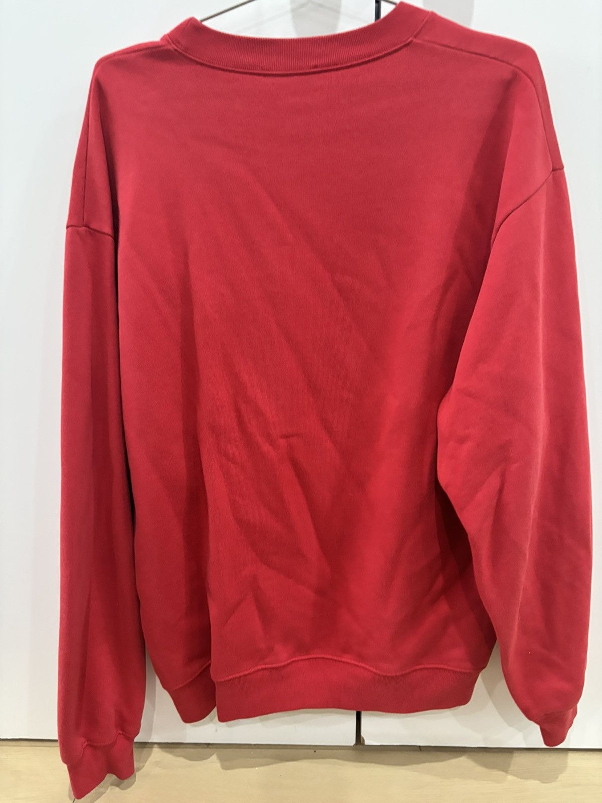 Balenciaga Balenciaga Red & Black Logo Crewneck Size US M / EU 48-50 / 2 - 3 Thumbnail