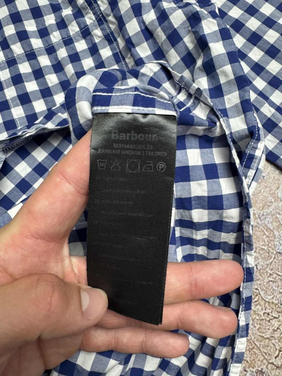 Barbour Men's Barbour shirt button up small tad logo size M Size US M / EU 48-50 / 2 - 13 Thumbnail