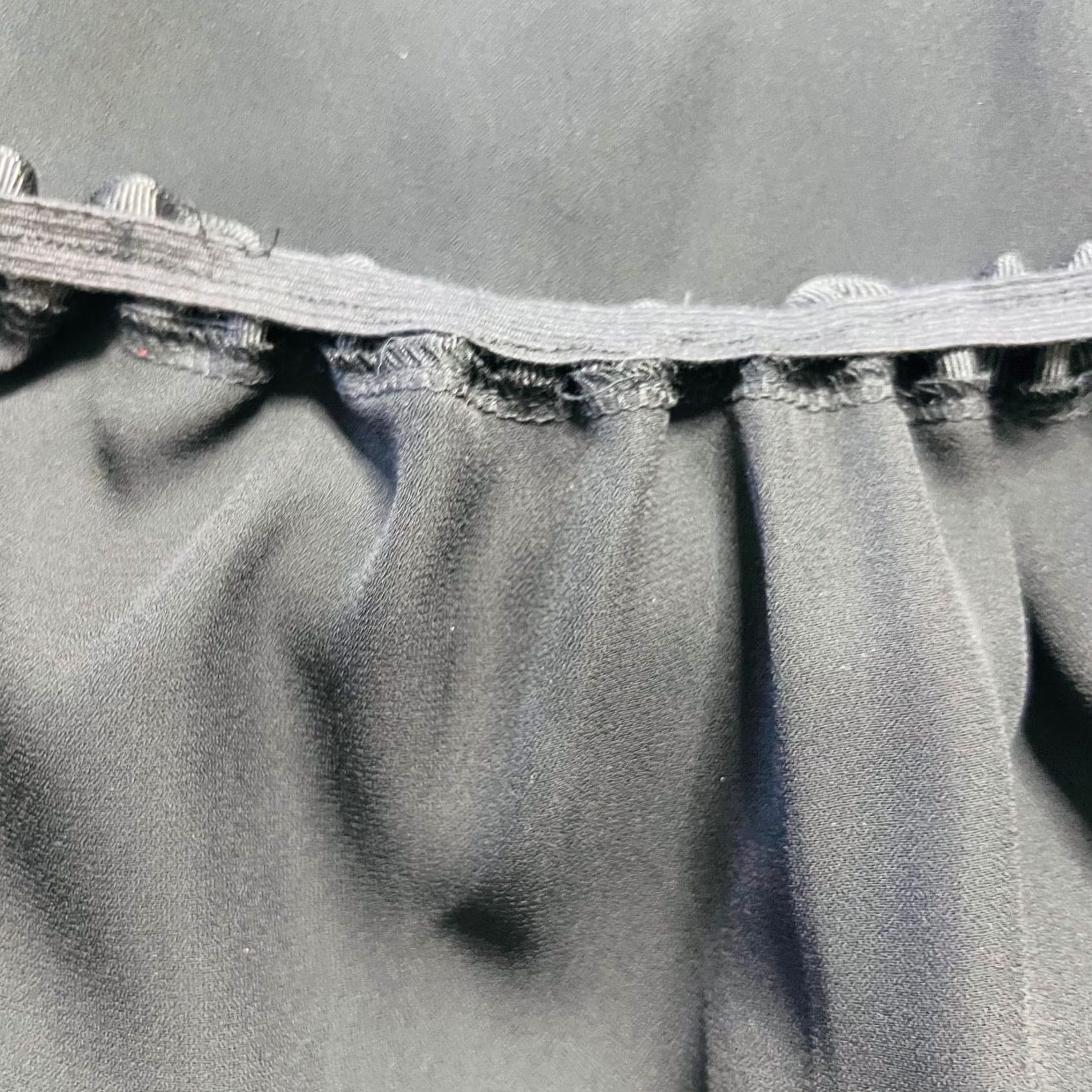 Vintage VINTAGE Womens Black Sheer Slip Skirt Midi Size M Size 32" / US 10 / IT 46 - 4 Thumbnail