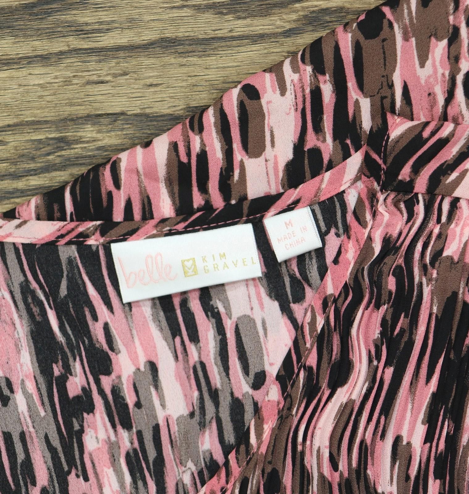 Other Belle By Kim Gravel Shirt Top Chateau Rose Pink Multi M Size M / US 6-8 / IT 42-44 - 3 Thumbnail