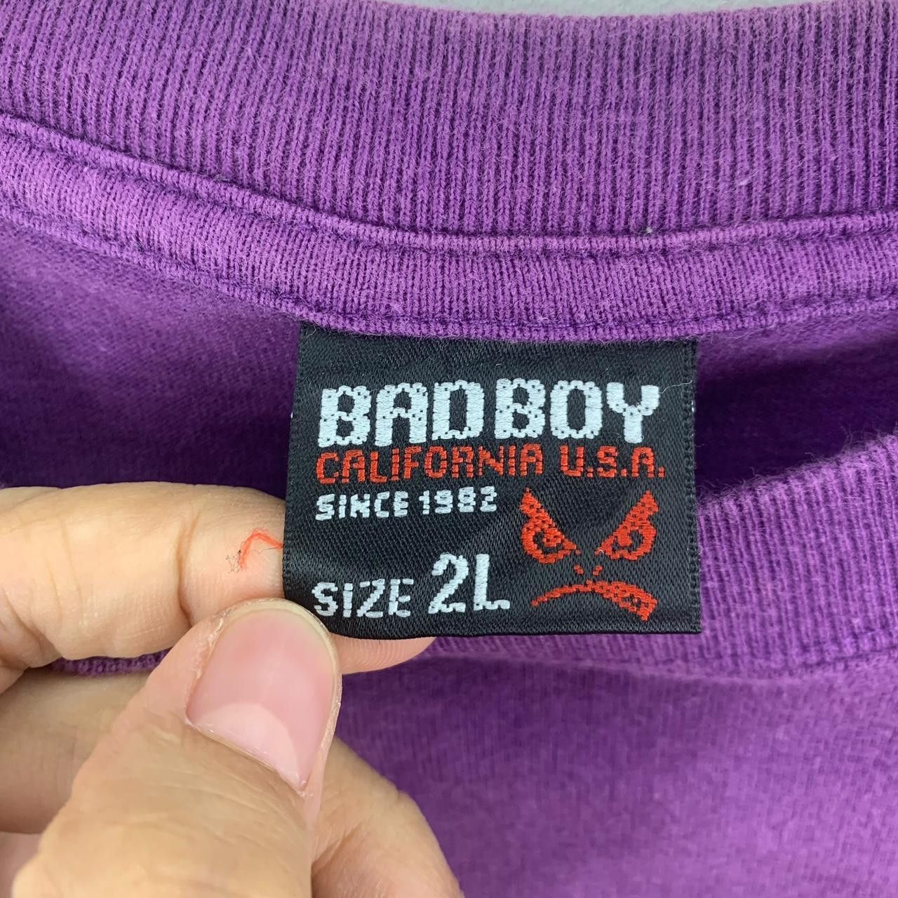 Vintage Vintage BAD BOY SKATEBOARD California Graffiti Tee Shirt Size US XXL / EU 58 / 5 - 3 Thumbnail