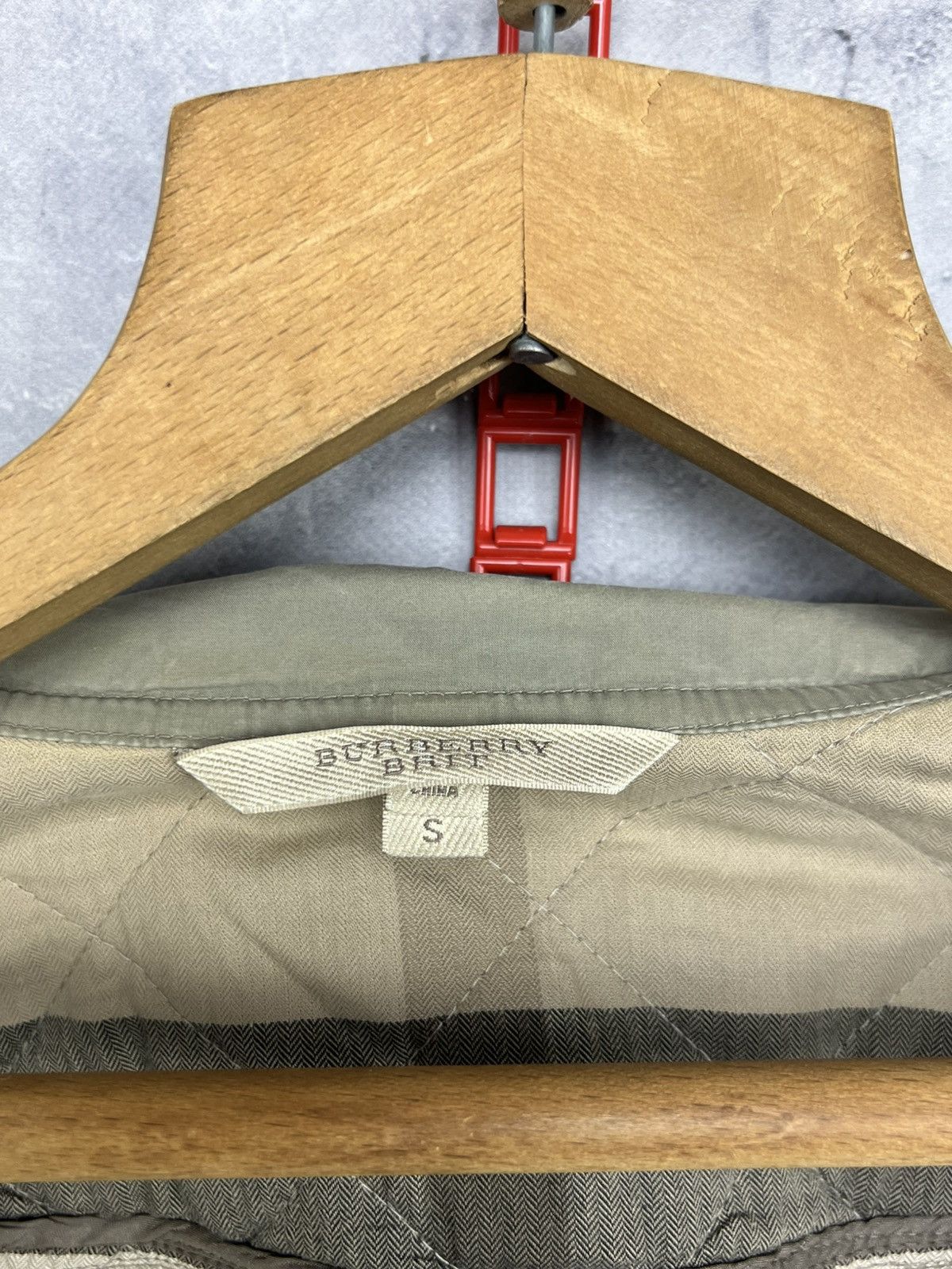 Burberry burberry brit utility nova check women’s green jacket size s Size S / US 4 / IT 40 - 16 Thumbnail