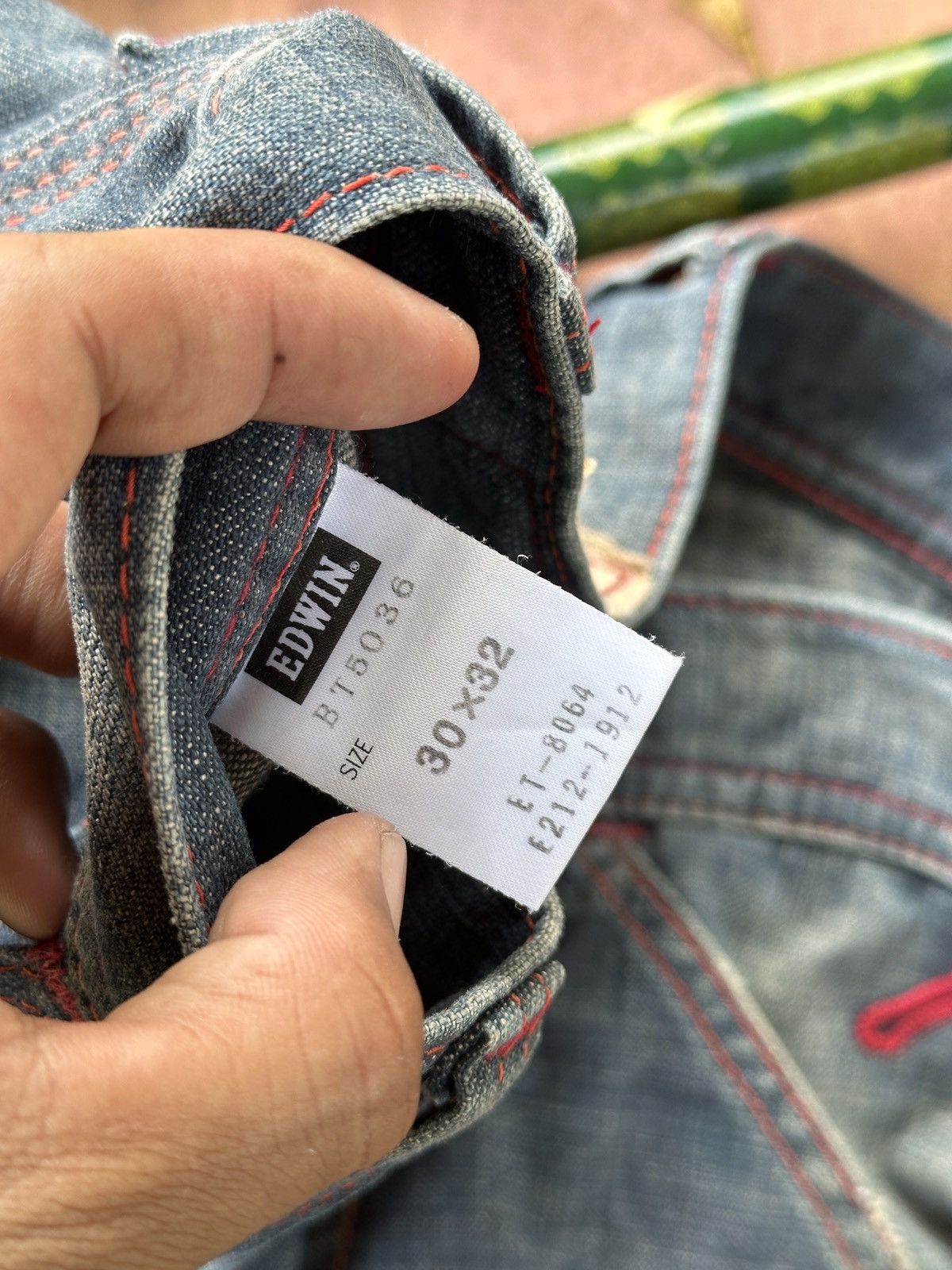 Kapital 💥Edwin Blue Trip 503💥 Crazy Design Edwin Carpenter💥 Size US 34 / EU 50 - 13 Thumbnail