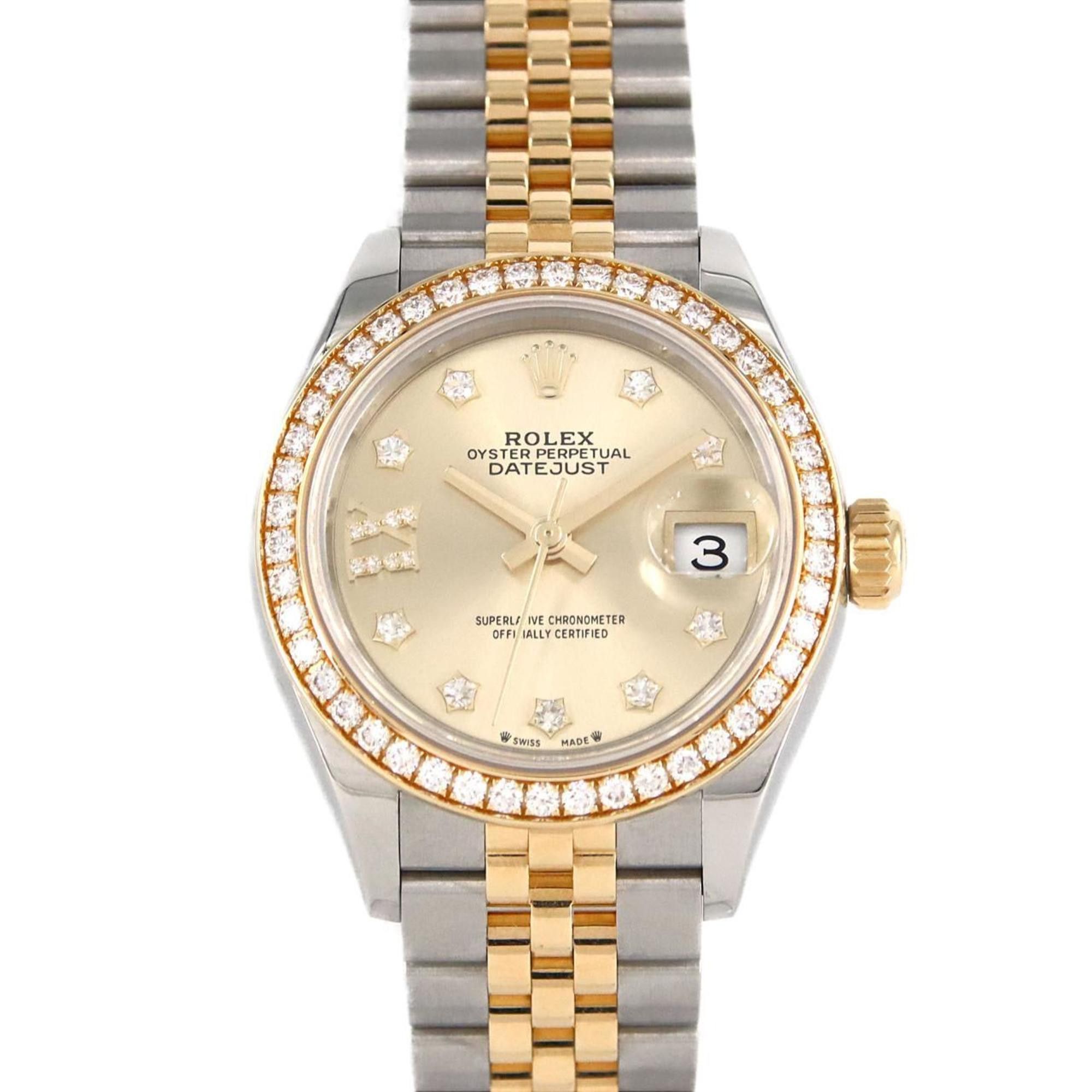 Rolex Datejust 279383Rbr Ssxyg Watch Automatic Random Number in Gold, Women's