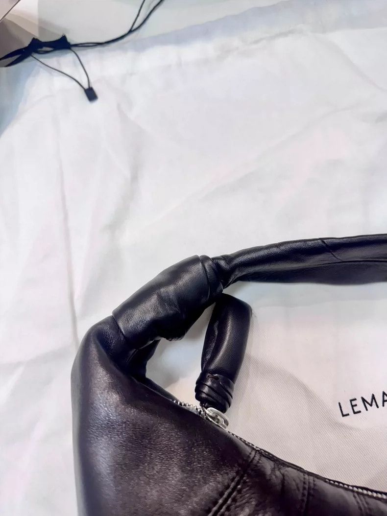 Lemaire Lemaire 25ss new hobo deep chocolate cowhorn bag Size ONE SIZE - 2 Thumbnail
