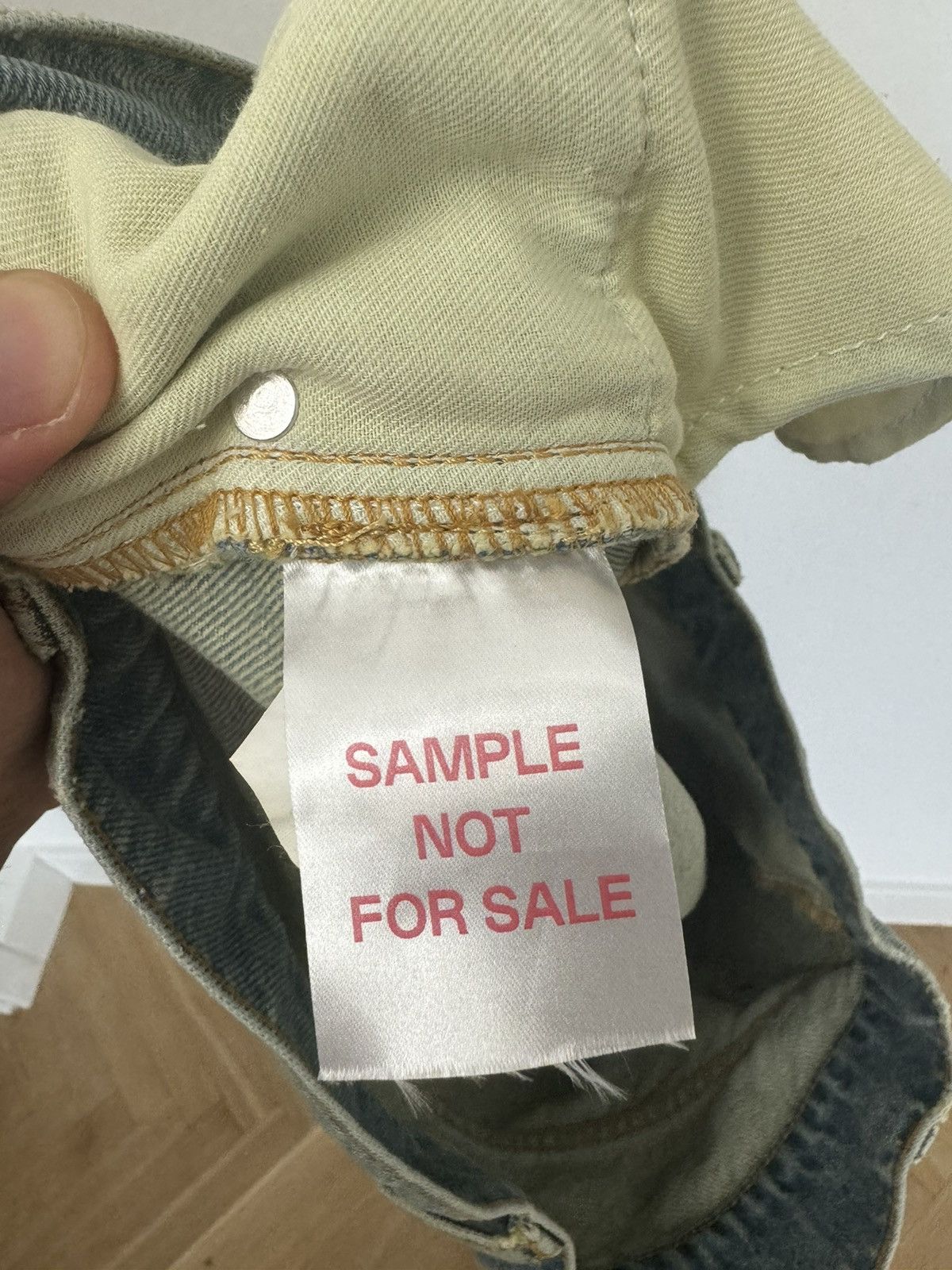 Misbhv MISBHV Sample Denim Jeans Jorts Baggy Shorts Hype Designer Size US 32 / EU 48 - 5 Thumbnail