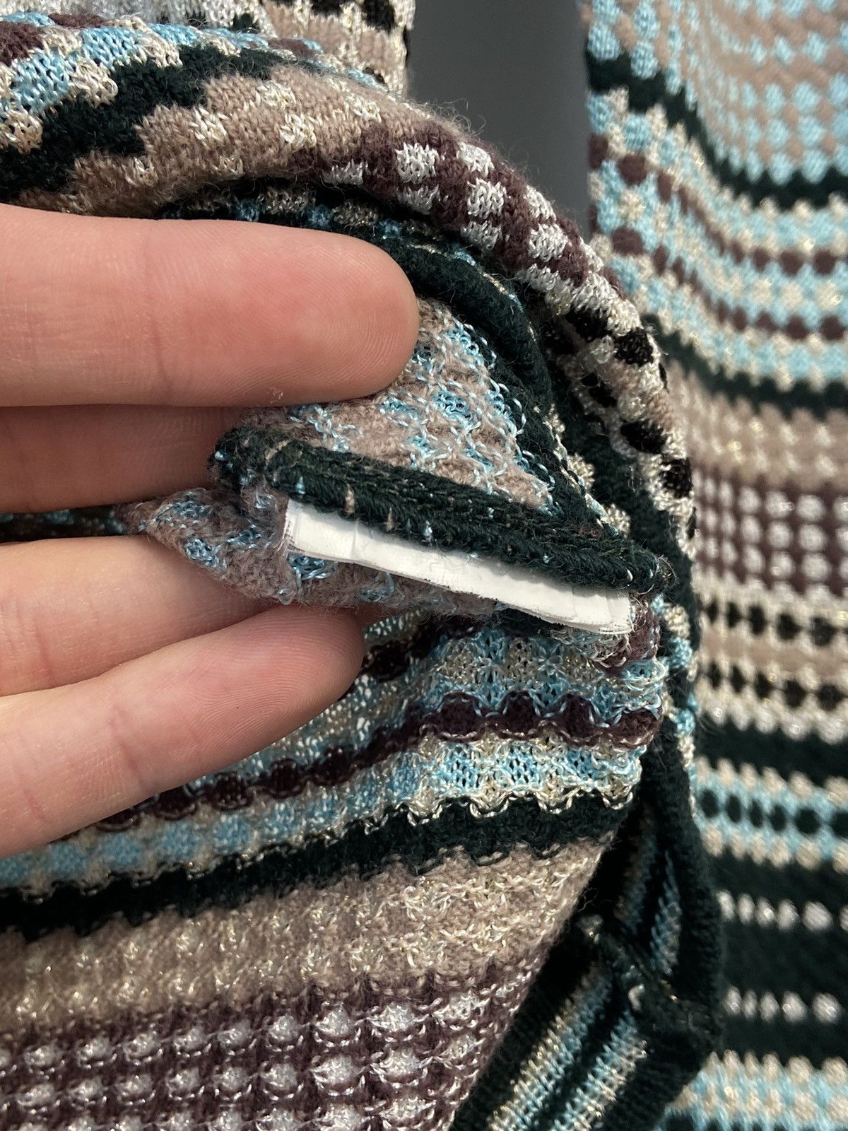 Missoni MISSONI Textured Thin Knit Pullover Sweater Top Size 40 Size M / US 6-8 / IT 42-44 - 10 Thumbnail