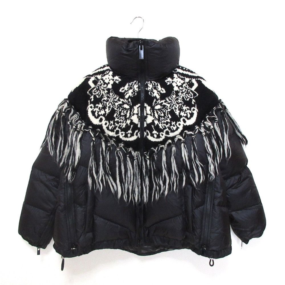 Sacai Sacai Sacai Knit Down Jacket Textile Outerwear 19-04559 DUTY FREE for USA Size ONE SIZE - 1 Thumbnail