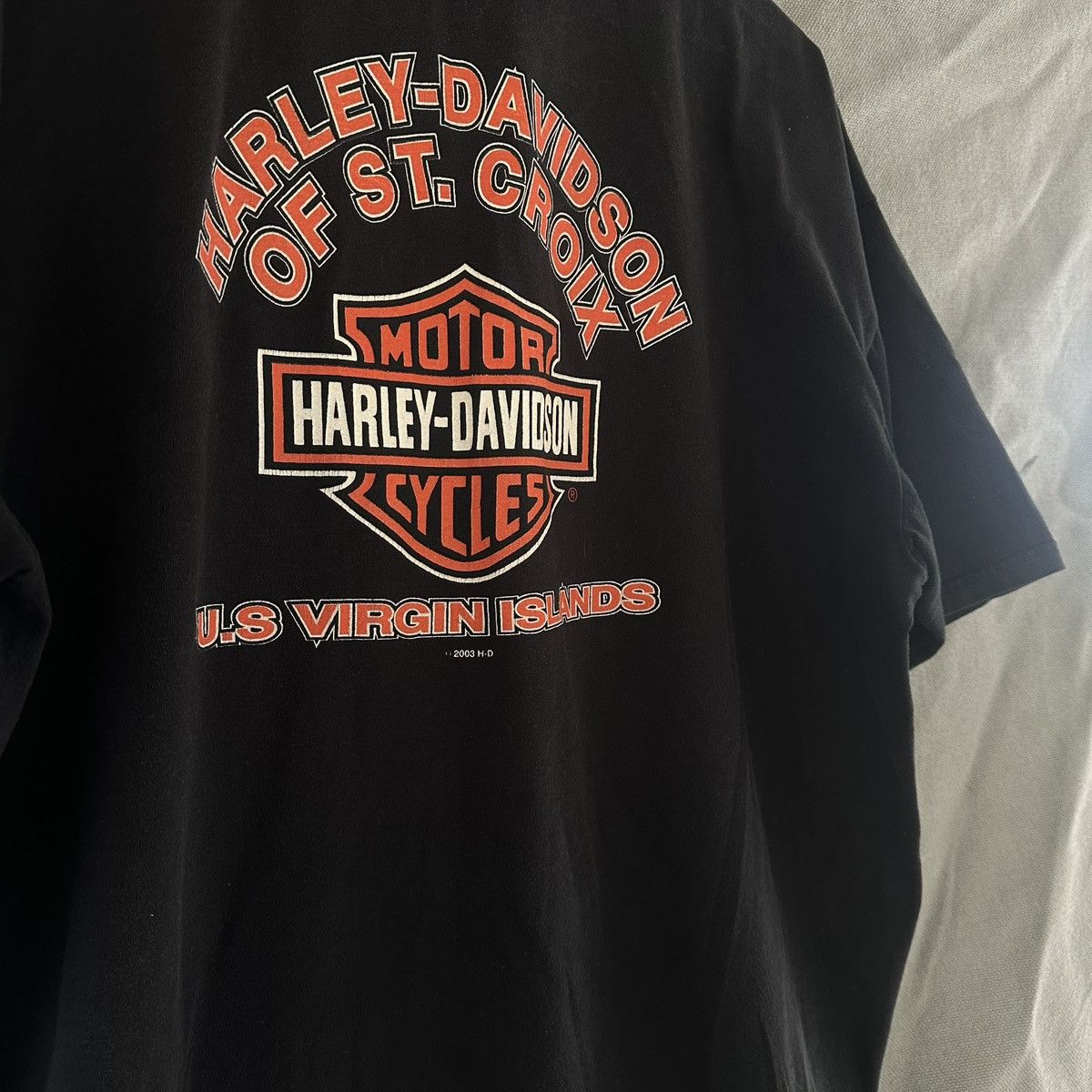 Harley Davidson Vintage Harley Davidson “U.S Virgin Islands” Tee Size US XL / EU 56 / 4 - 4 Thumbnail