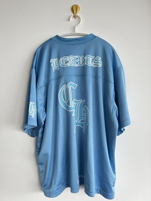 Chrome Hearts Chrome Hearts Blue Mesh Warm Up Jersey | Grailed