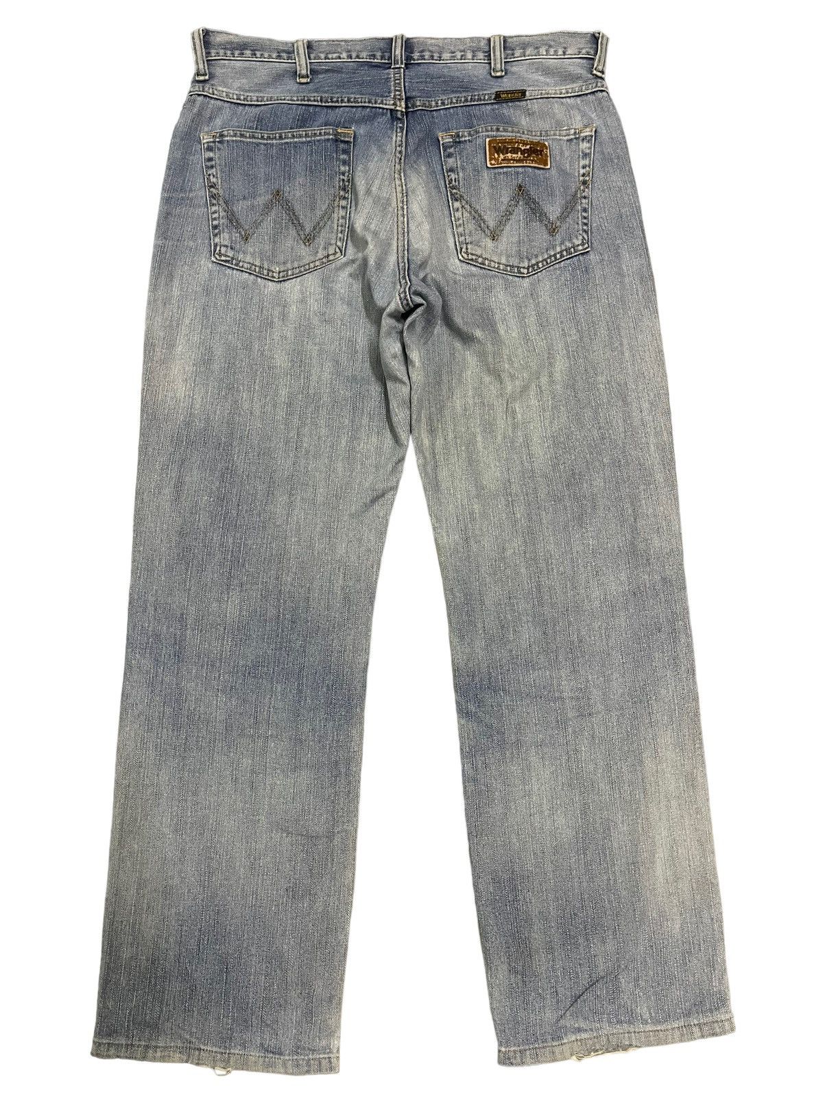 Vintage × Wrangler Vintage Wrangler Blue Wash Style Baggy Jeans Size US 34 / EU 50 - 2 Thumbnail