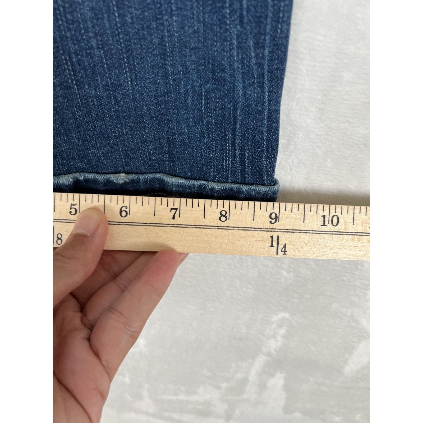 Mossimo Vintage Mossimo Supply Co Women's Denim Jeans Mid Rise Flare Size 30" / US 8 / IT 44 - 6 Thumbnail
