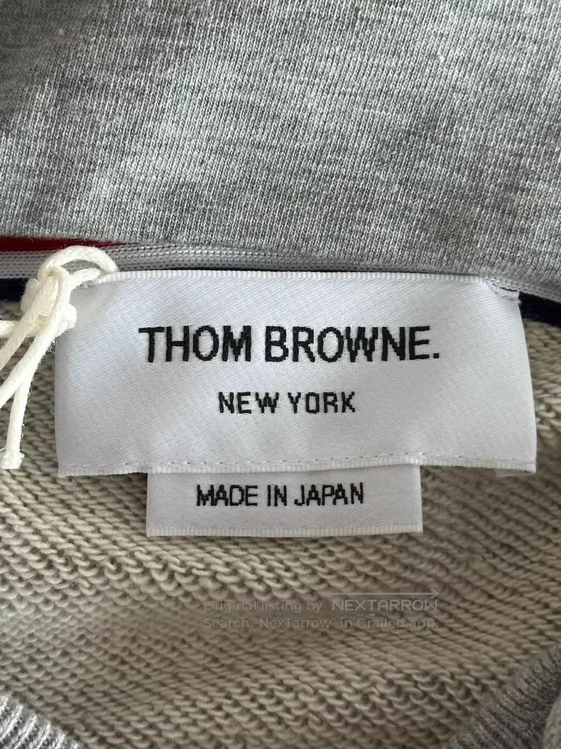 Thom Browne Thom Browne Grey Zip-Up Hoodie Size US XL / EU 56 / 4 - 3 Thumbnail