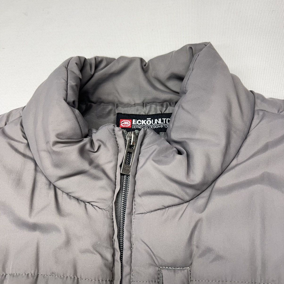 Ecko Unltd. × Vintage Ecko Unltd Vest Puffer Full Zip Padded Pocket Logo Y2K Size US XXL / EU 58 / 5 - 16 Thumbnail