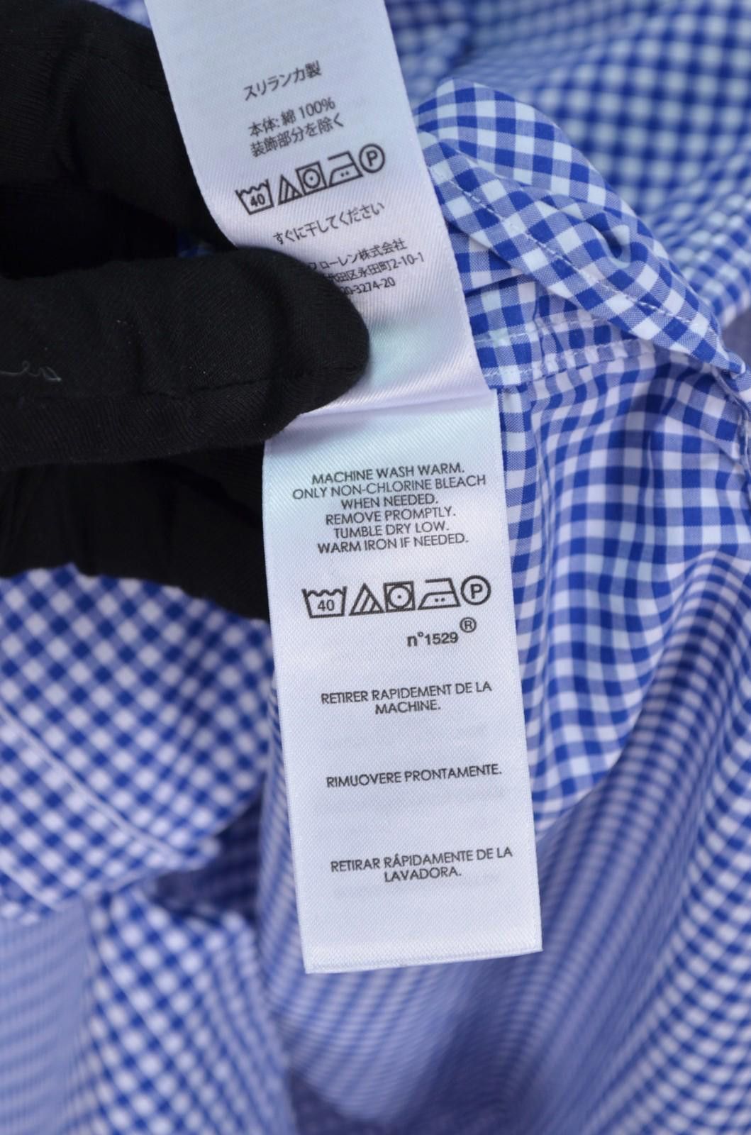 Polo Ralph Lauren Mens Polo Ralph Lauren Slim Fit Cotton Stretch Check Size M Size US M / EU 48-50 / 2 - 7 Thumbnail