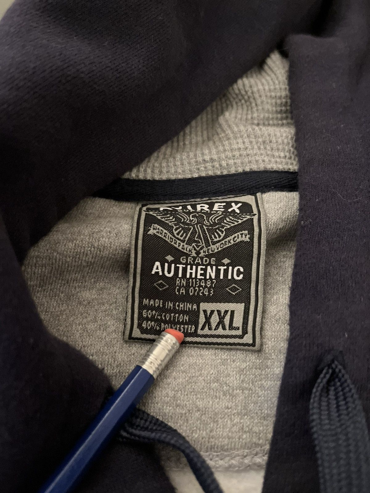 Avirex × Vintage Vintage Avirex skate hip hop style hoodie Size US XXL / EU 58 / 5 - 3 Thumbnail