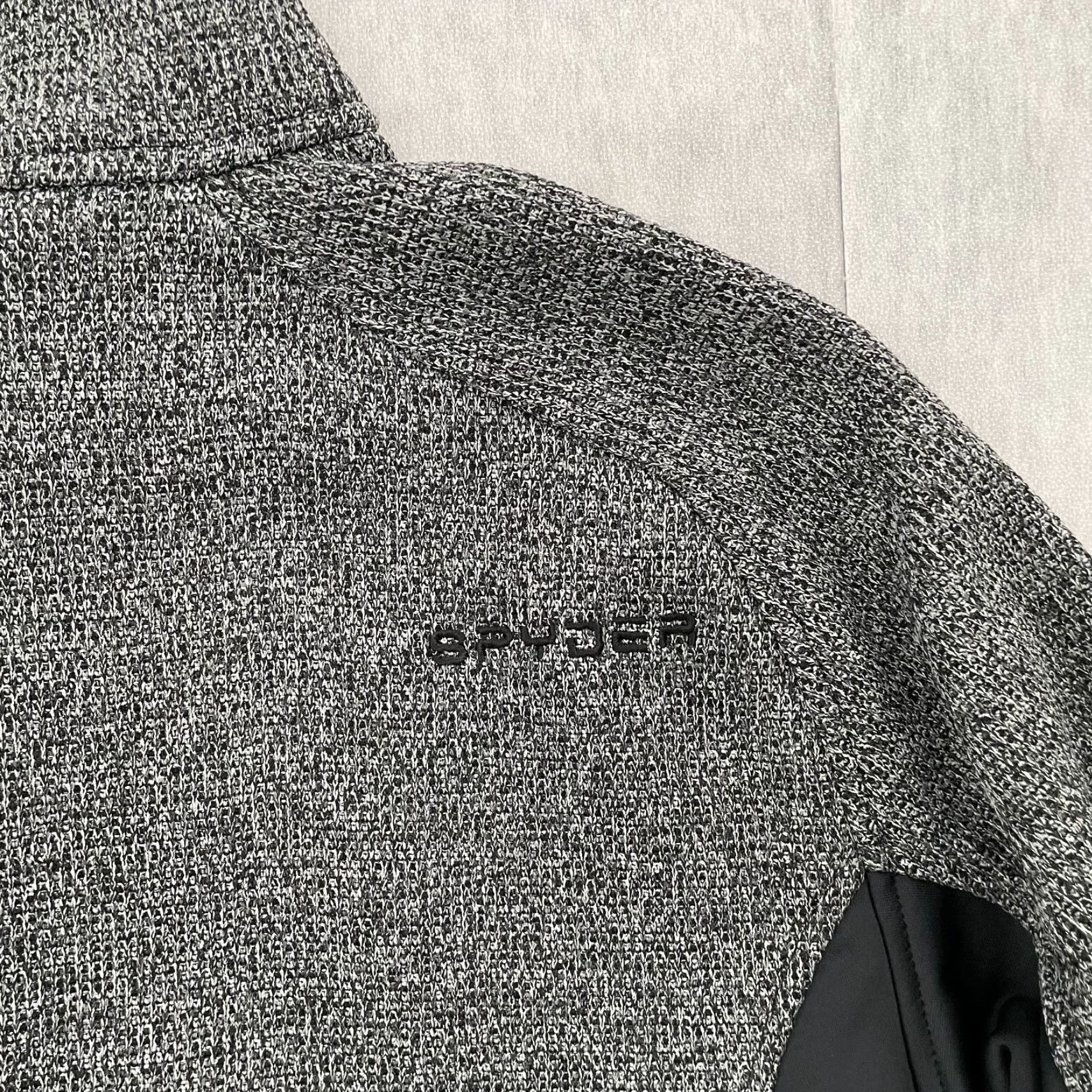 Spyder Spyder Jacket Adult Extra Large Black Gray 1/4 Zip Pullover Fleece Logo Mens XL Size US XL / EU 56 / 4 - 5 Thumbnail
