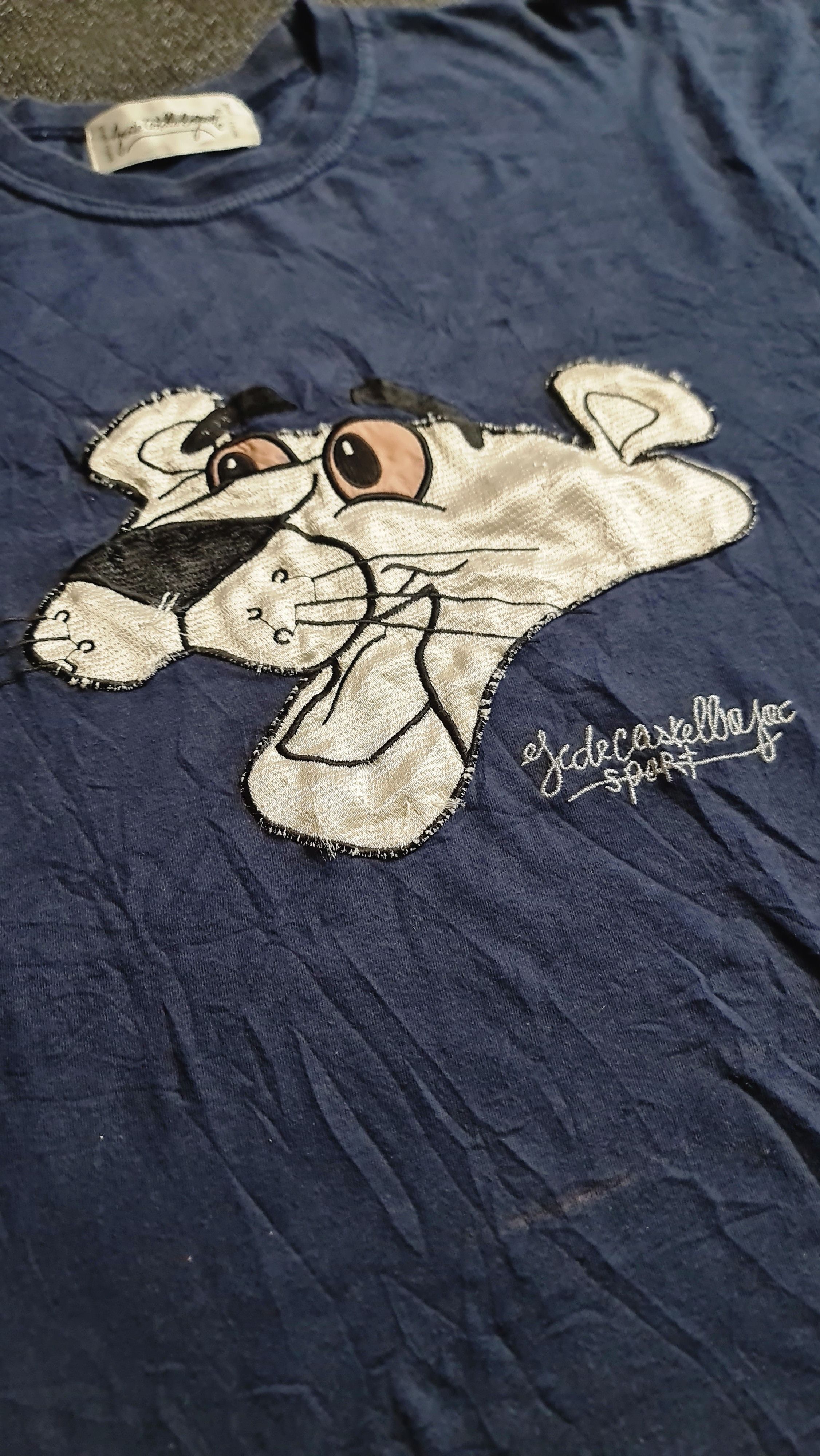 Jean Charles De Castelbajac × Vintage JC DE CASTELBAJAC Italy Embroidered Pink Panther Size US L / EU 52-54 / 3 - 4 Thumbnail