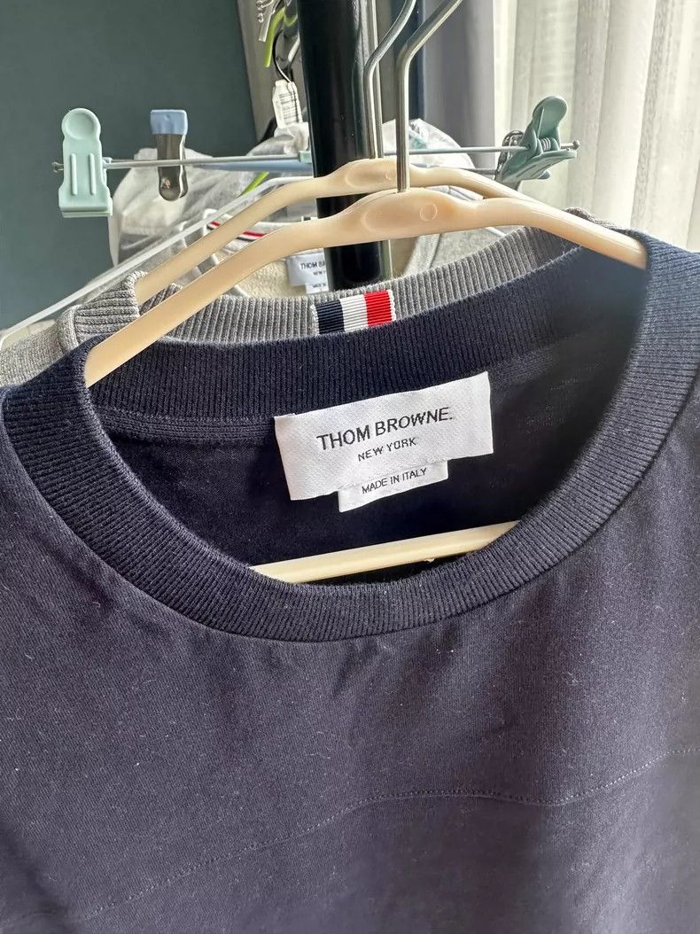 Thom Browne Thom Browne Cotton round neck short sleeves Size US M / EU 48-50 / 2 - 3 Thumbnail
