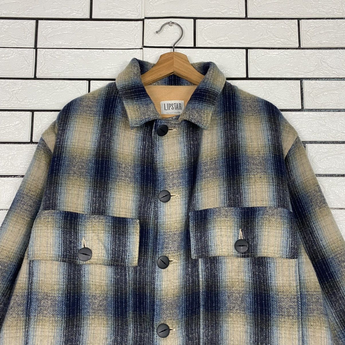Japanese Brand 🔥VINTAGE WOOL JACKET TARTAN DESIGN LIPSTAR ISSEY MIYAKE Size US M / EU 48-50 / 2 - 3 Thumbnail