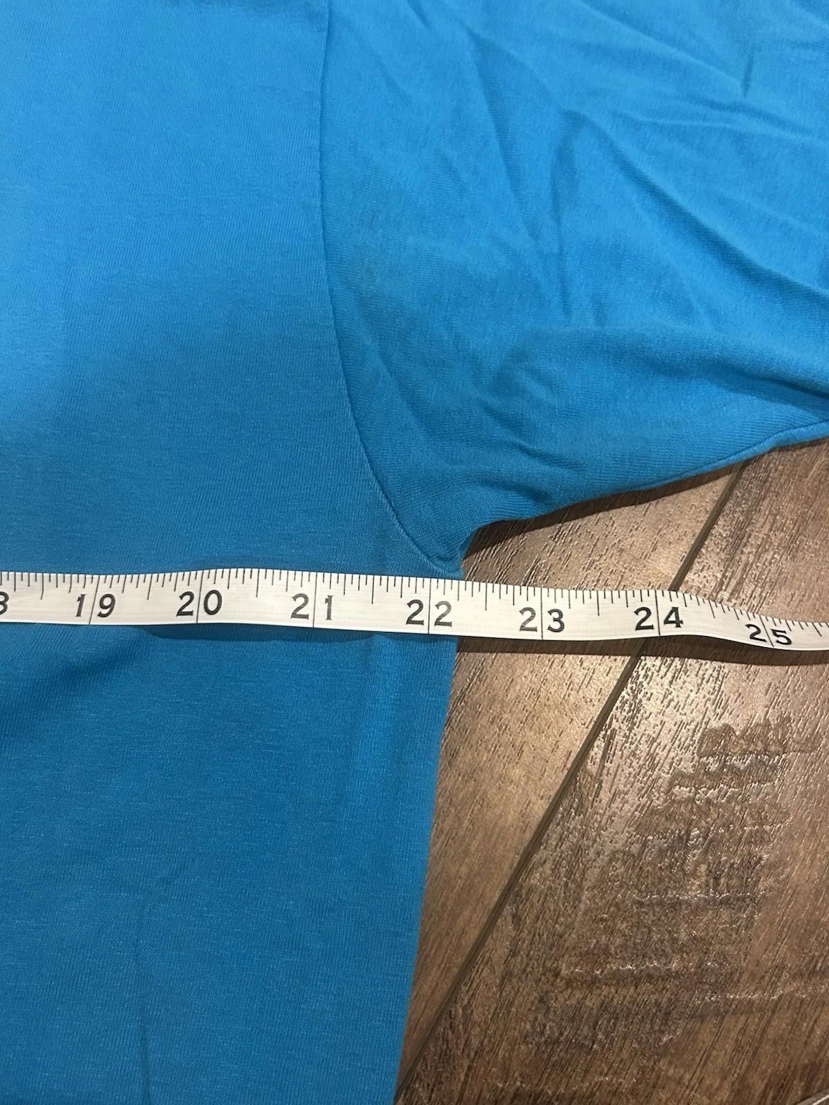 Hanes Vintage 90s Hane's 50-50 Blue Boxy Cropped 22x24 Size US M / EU 48-50 / 2 - 4 Thumbnail
