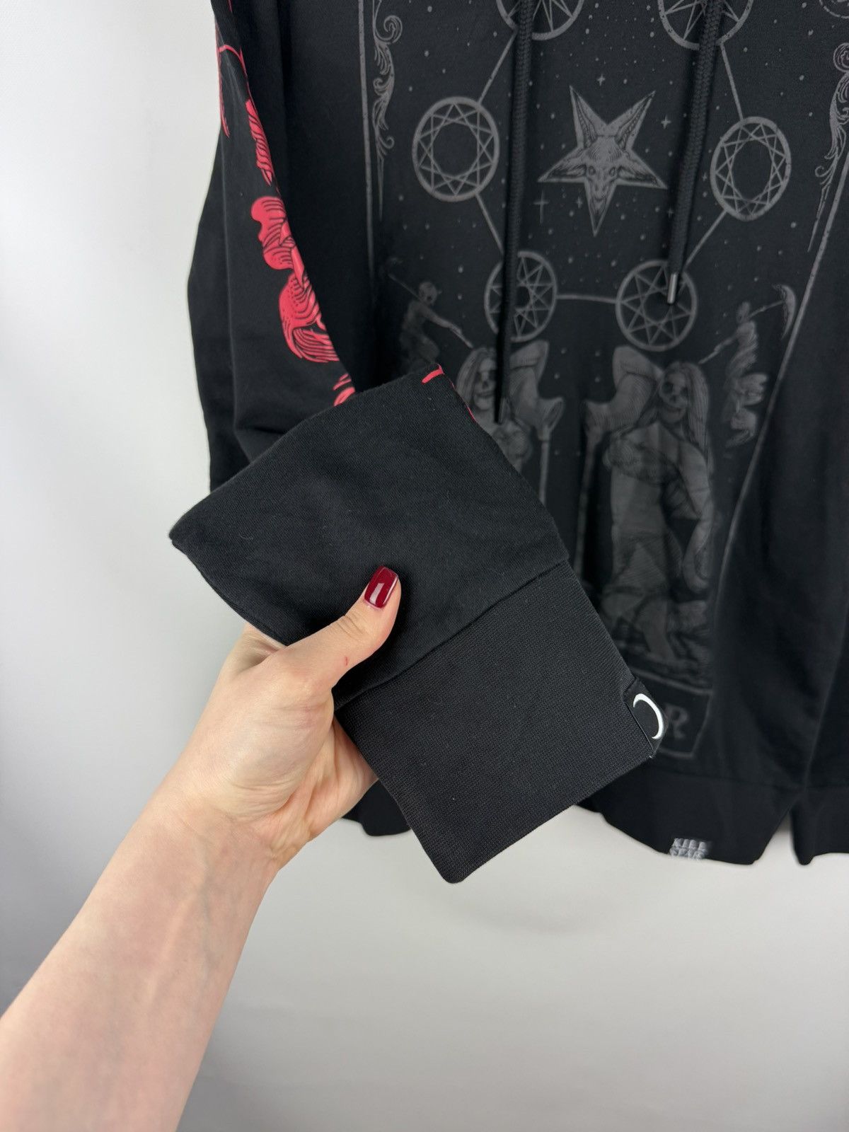 Killstar Killstar Men’s Gothic Big Logo Hoodie Pullover Size L Size US L / EU 52-54 / 3 - 11 Thumbnail