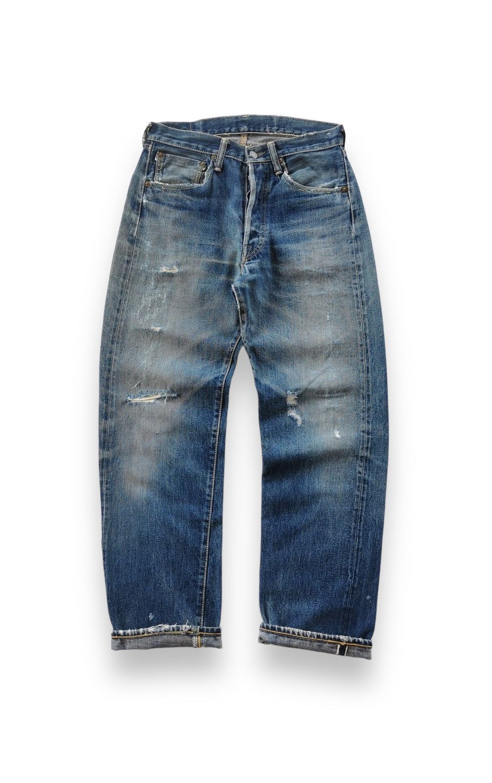 Japanese Brand × Pherrow's Pherrows Selvedge Jeans Looklike Style Kurt Kobain Size US 29 - 1 Thumbnail