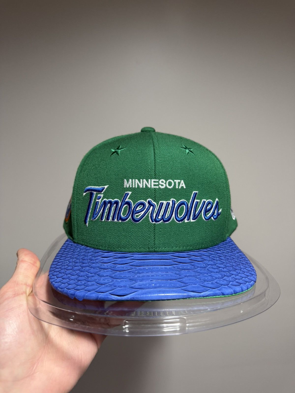 Just Don × Mitchell & Ness Just Don x Mitchell & Ness NBA Minnesota Timberwolves Hat Size ONE SIZE - 8 Thumbnail
