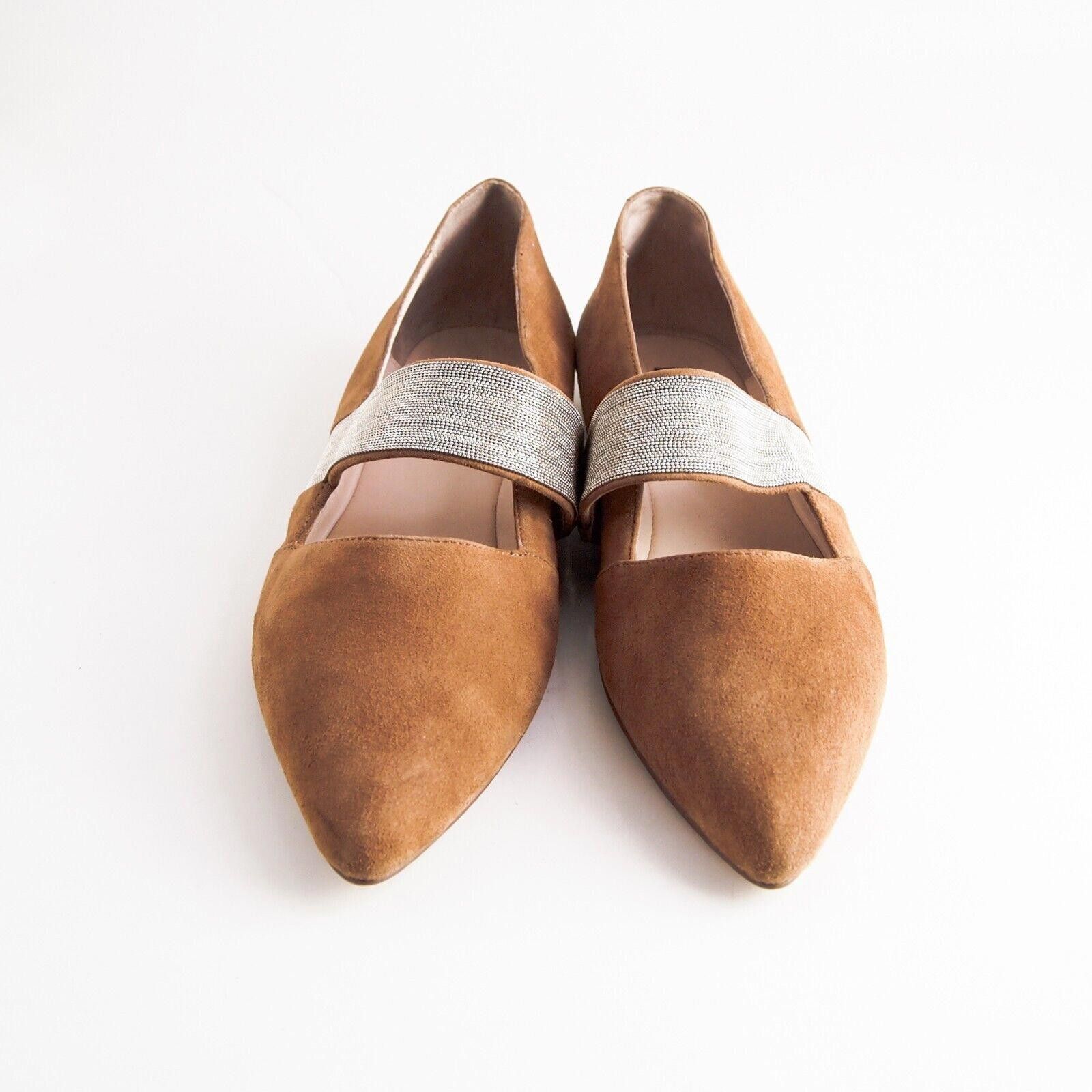 STEFFEN SCHRAUT Steffen Schraut Mary Jane Flats Brown Suede EU 39 US 9 Size US 9 / IT 39 - 3 Thumbnail
