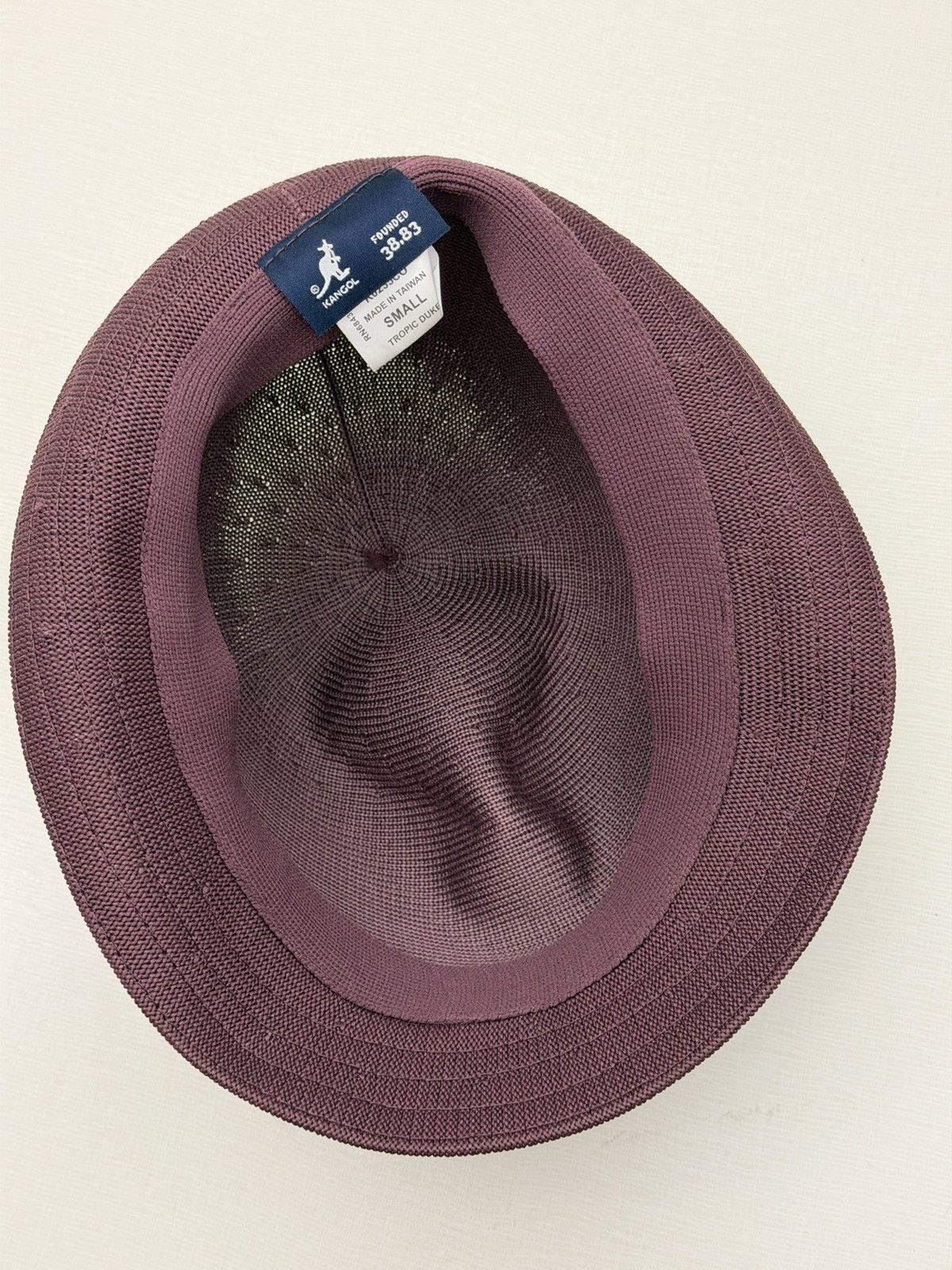 Kangol Kangol Tropic Duke Fedora Hat Maroon Size Small Size ONE SIZE - 6 Thumbnail