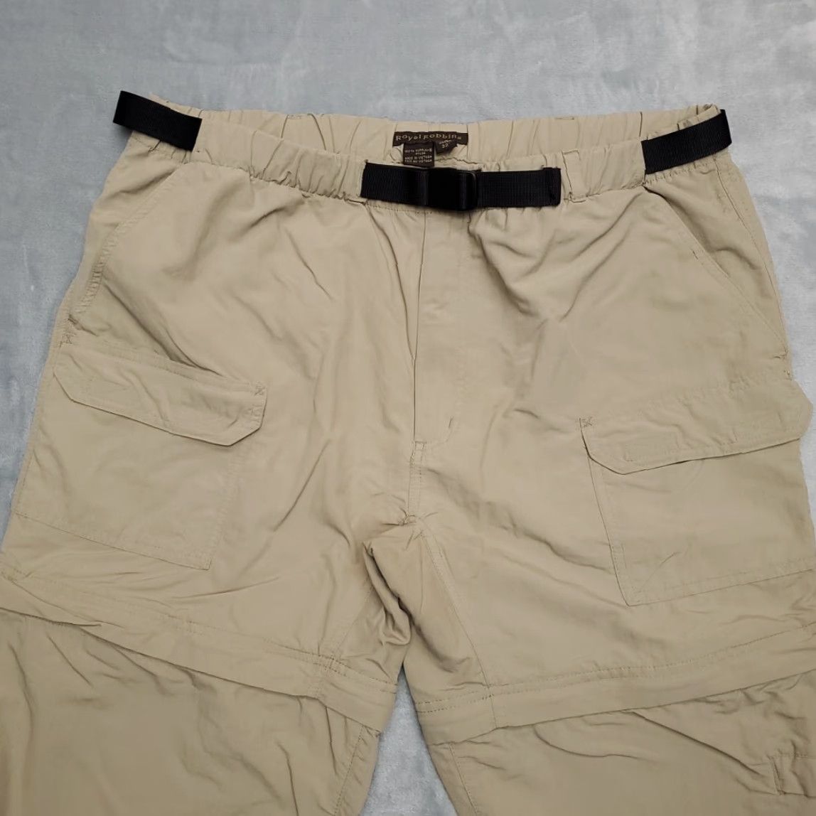 Royal Robbins Royal Robbins Pants Men 36x32 Beige Nylon Lightweight Convertible Hiking Size US 36 / EU 52 - 3 Thumbnail