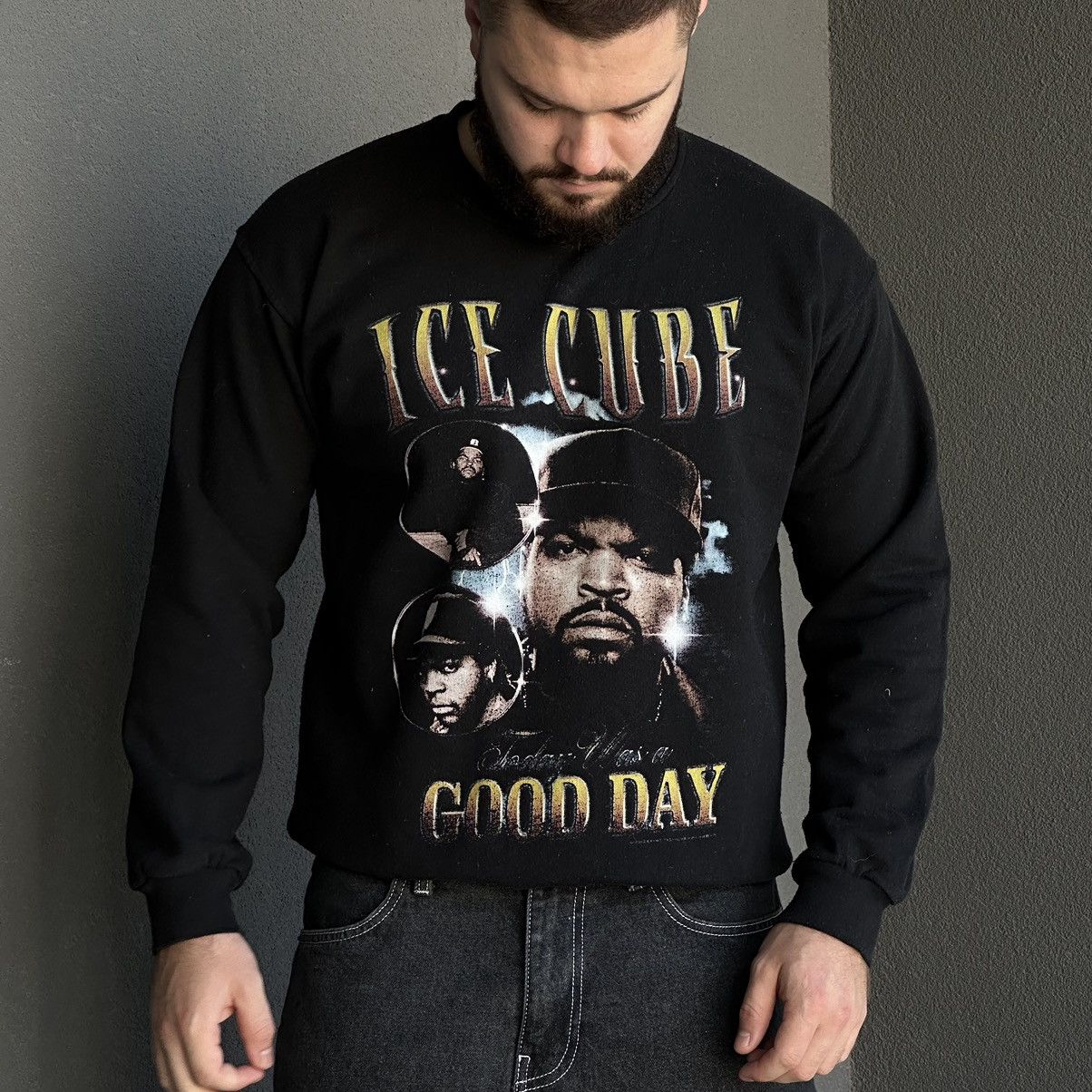 Rap Tees × Vintage Vintage Ice Cube Rap Sweatshirt Big Logo Y2K 00s Music Size US M / EU 48-50 / 2 - 1 Thumbnail