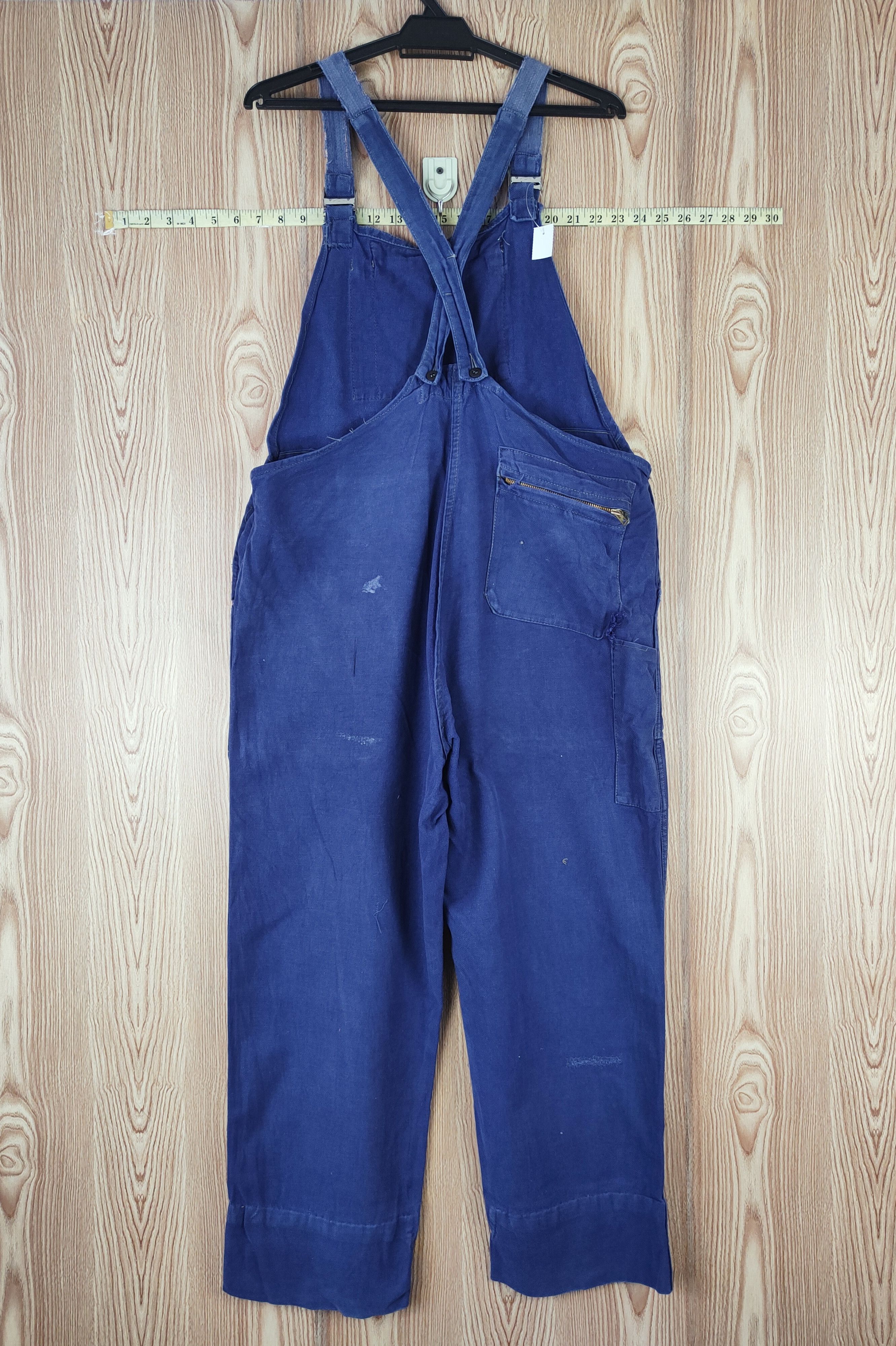 Japanese Brand Japanese Brand Blue Overalls Jumpsuits #S2734 Size US 36 / EU 52 - 13 Thumbnail