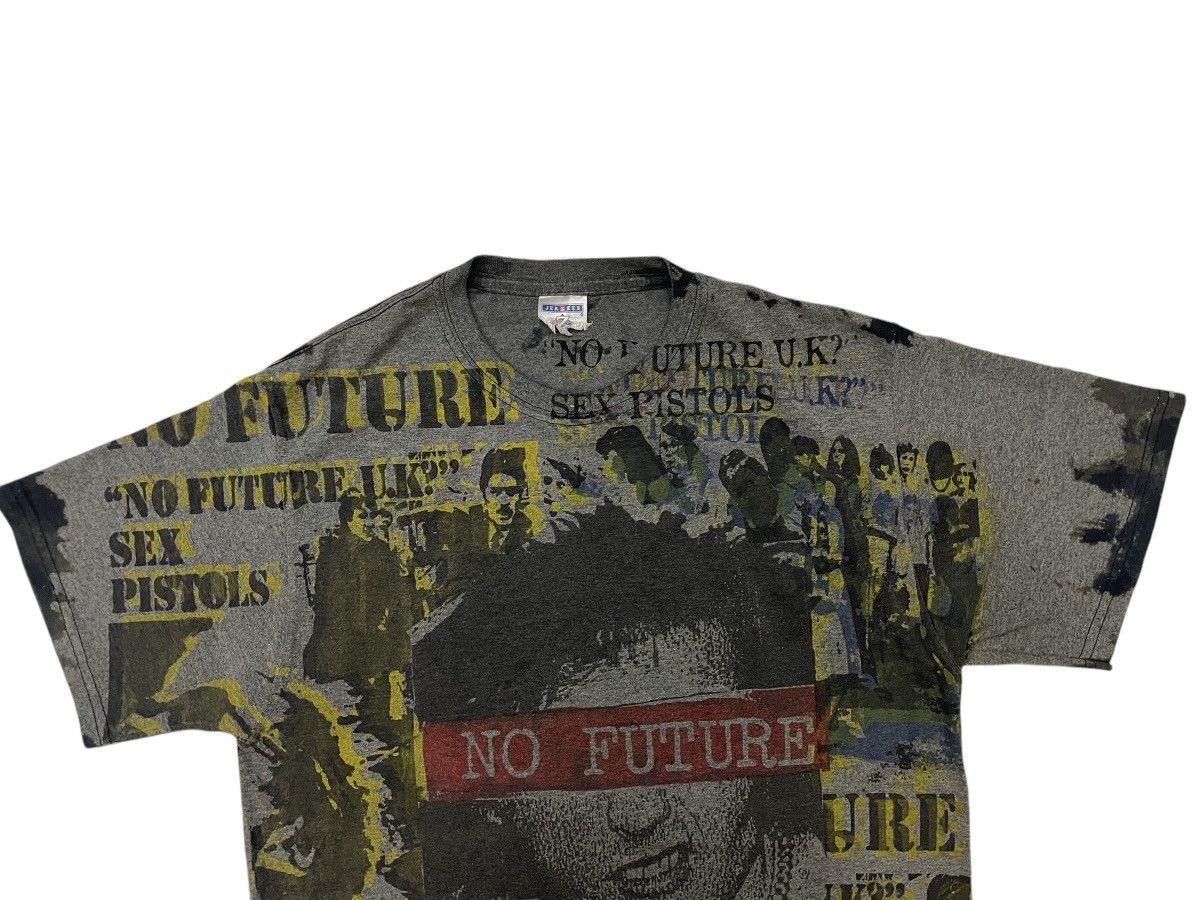Band Tees × Vintage Vintage Sex Pistols-No Future song all over print tee Size US M / EU 48-50 / 2 - 4 Thumbnail