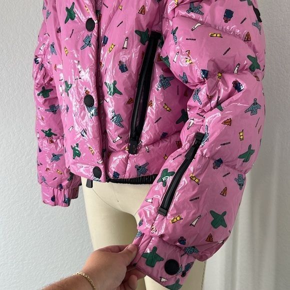 Moncler MONCLER GENIUS + 3 Moncler Grenoble Cropped Printed Quilted Size S / US 4 / IT 40 - 7 Thumbnail