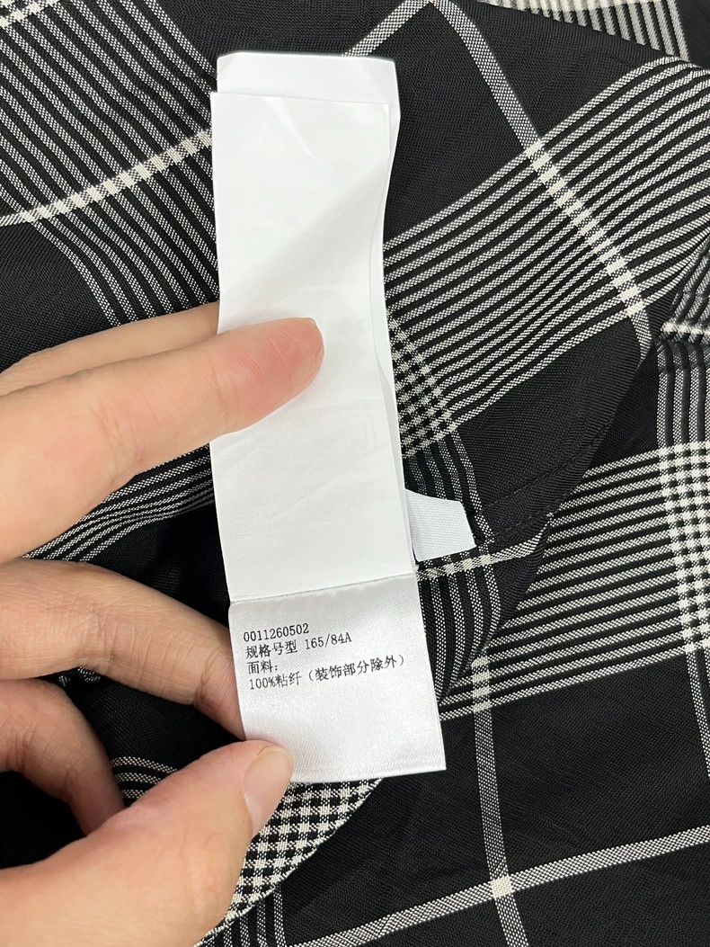 Loewe LOEWE Black and white checkered shirt Size M / US 6-8 / IT 42-44 - 7 Thumbnail