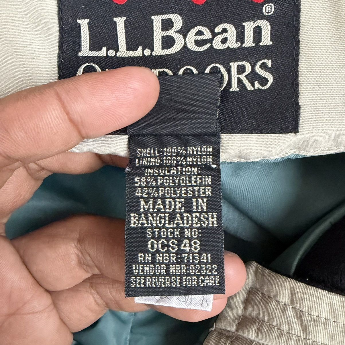 L.L. Bean L.L.Bean Outdoor Jacket Hooded Beige Gorpcore Minimalist Size US L / EU 52-54 / 3 - 15 Thumbnail